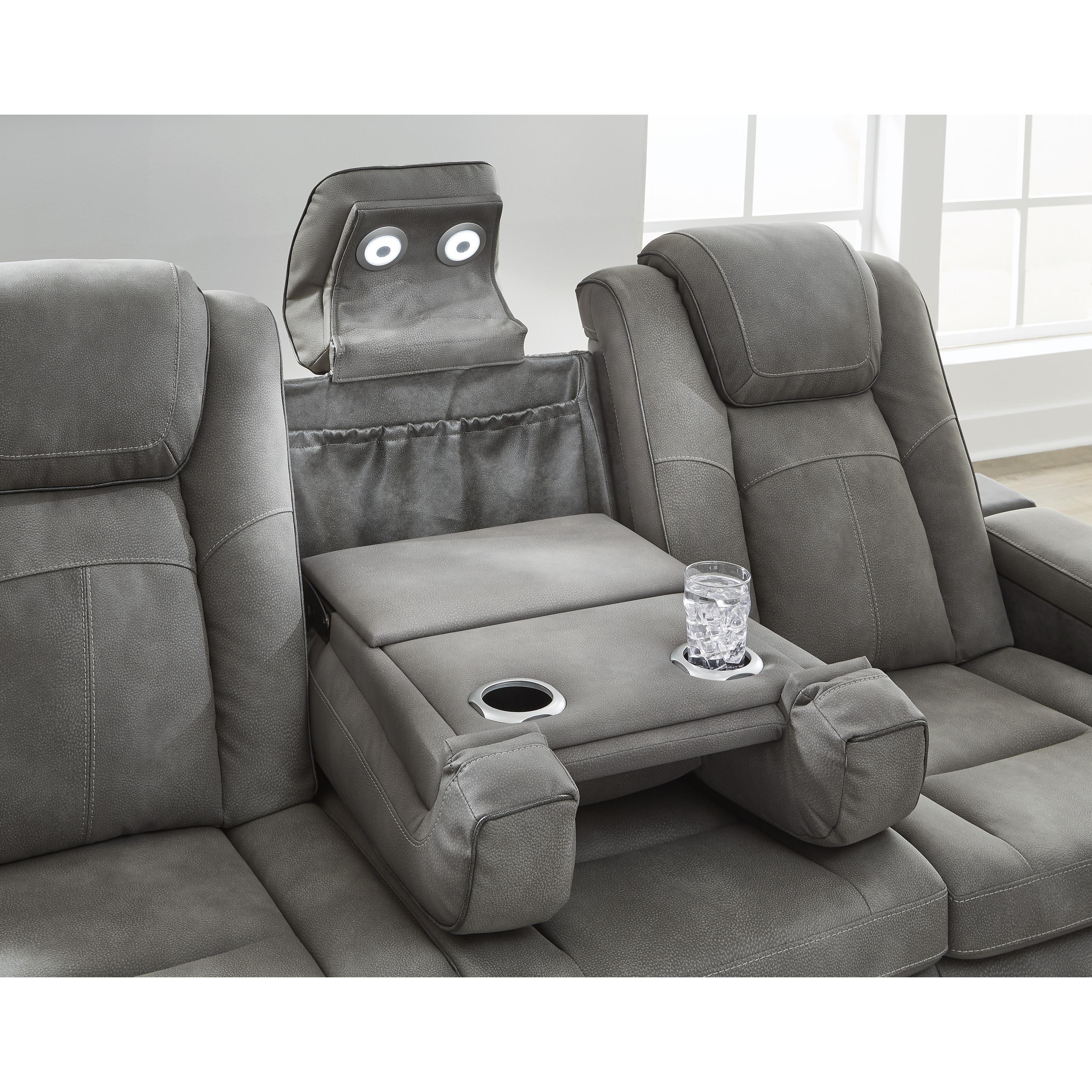  Manufacturer Color_Slate --  Next-Gen DuraPella 2200415 Power Reclining Sofa with Adjustable Headrest IMAGE 6