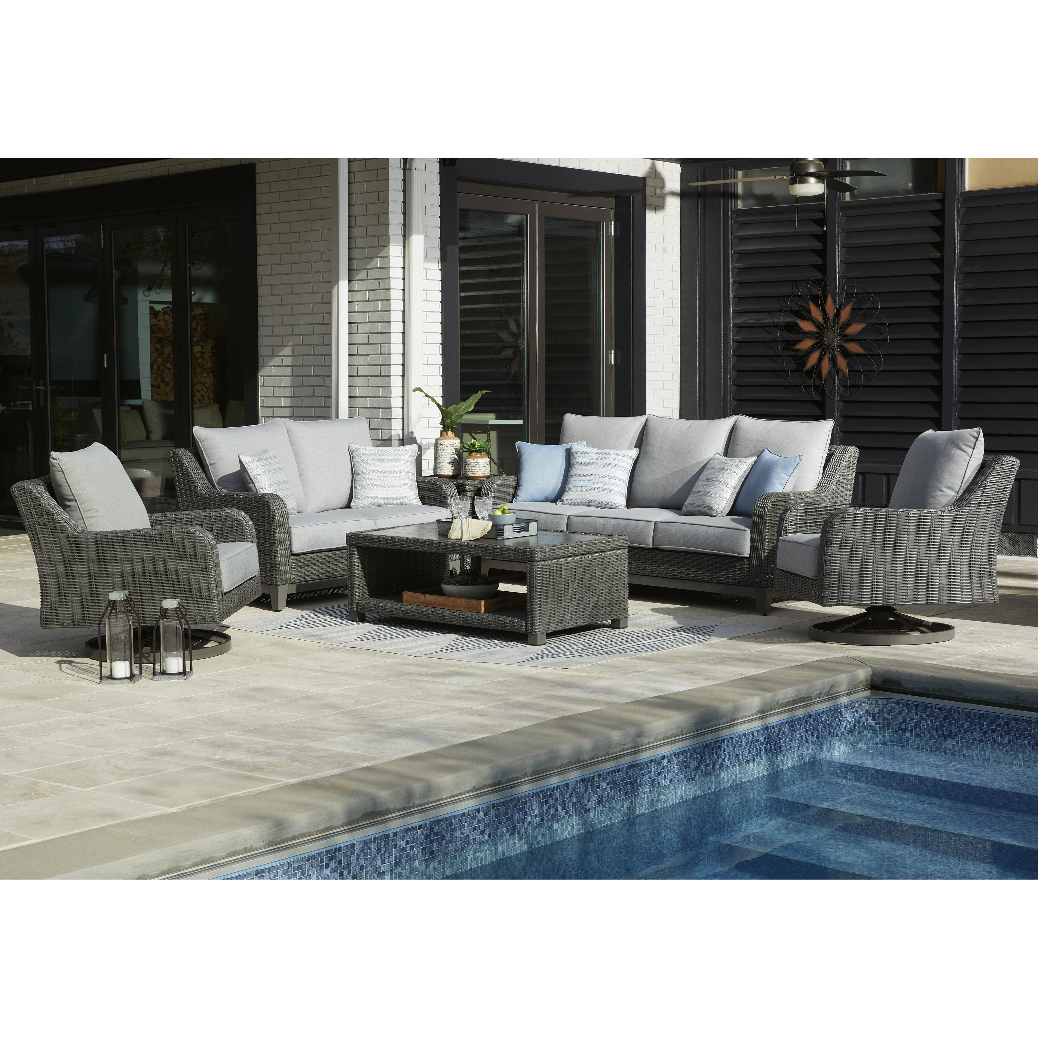  Signature Design by Ashley Elite Park P518-702 Square End Table IMAGE 9