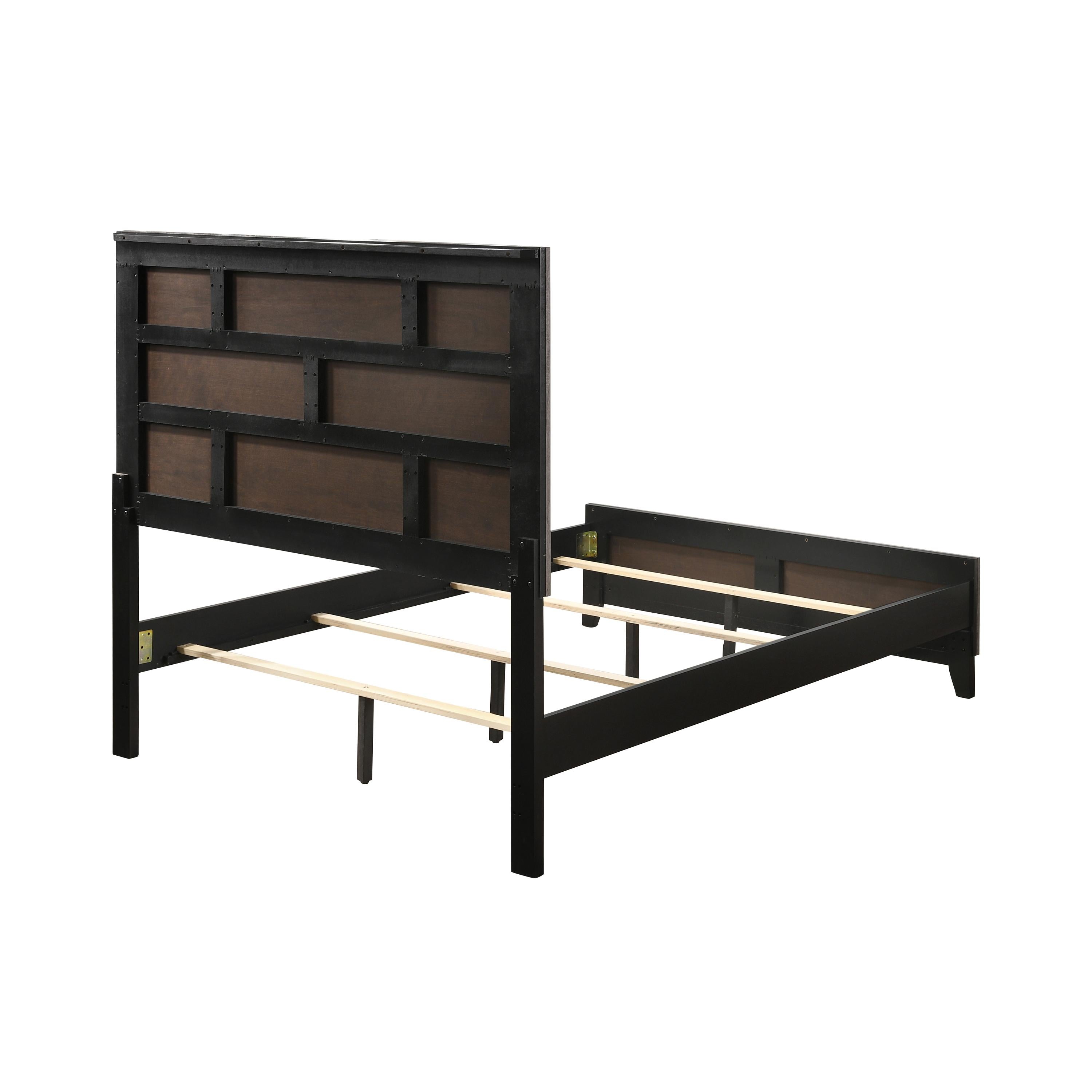  Size_California King --  Watson 212421KW Wood California King Panel Bed - Grey Oak IMAGE 5
