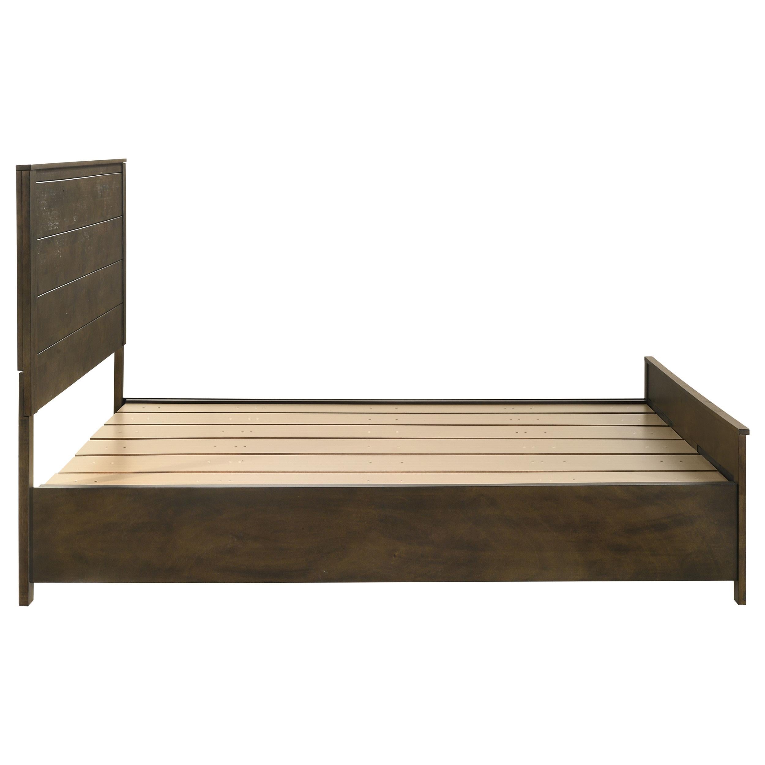  Size_California King --  Woodmont 222631KW California King Storage Bed - Rustic Golden Brown IMAGE 5
