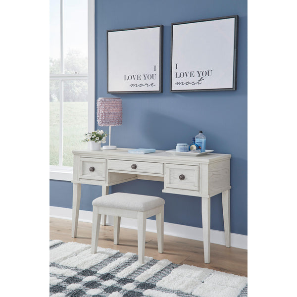 Signature Design by Ashley Robbinsdale B742-22 Vanity/Upholstered Stool