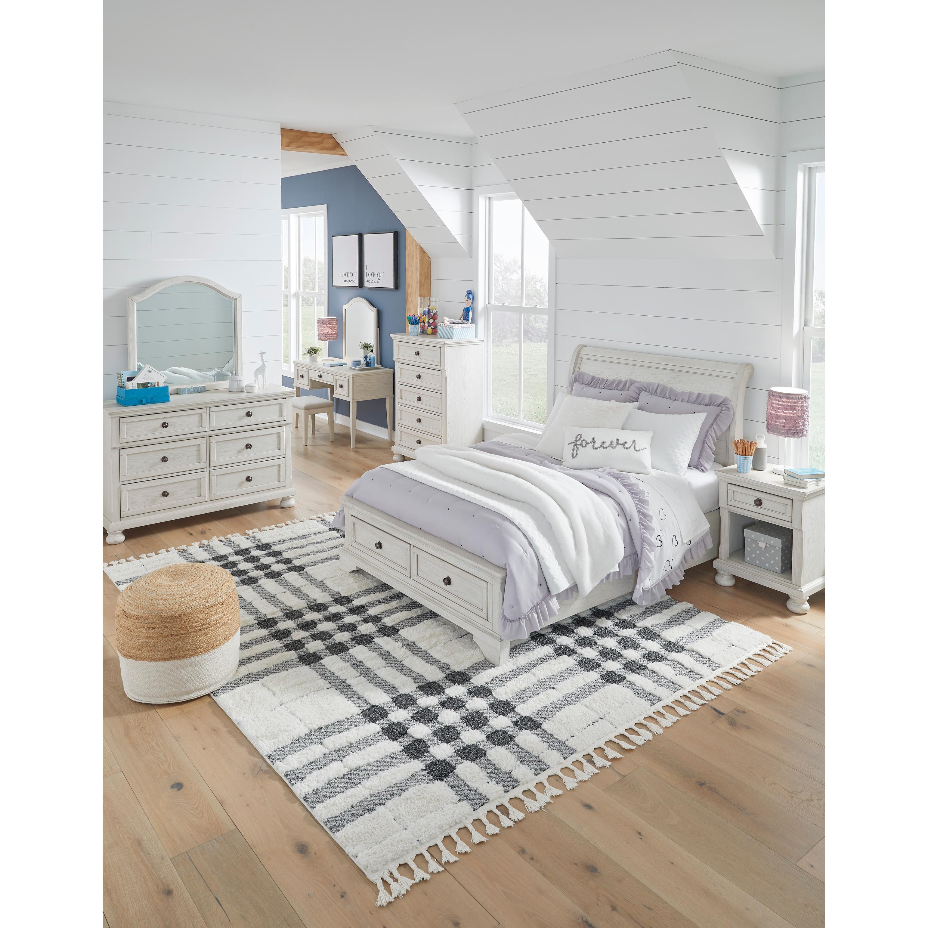  Signature Design by Ashley Robbinsdale B742B13 Full Sleigh Storage Bed IMAGE 7