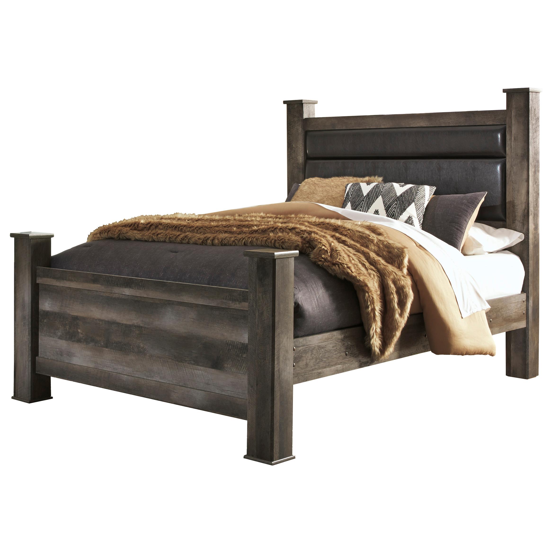  Size_Queen --  Signature Design by Ashley Wynnlow Poster Bed IMAGE 1