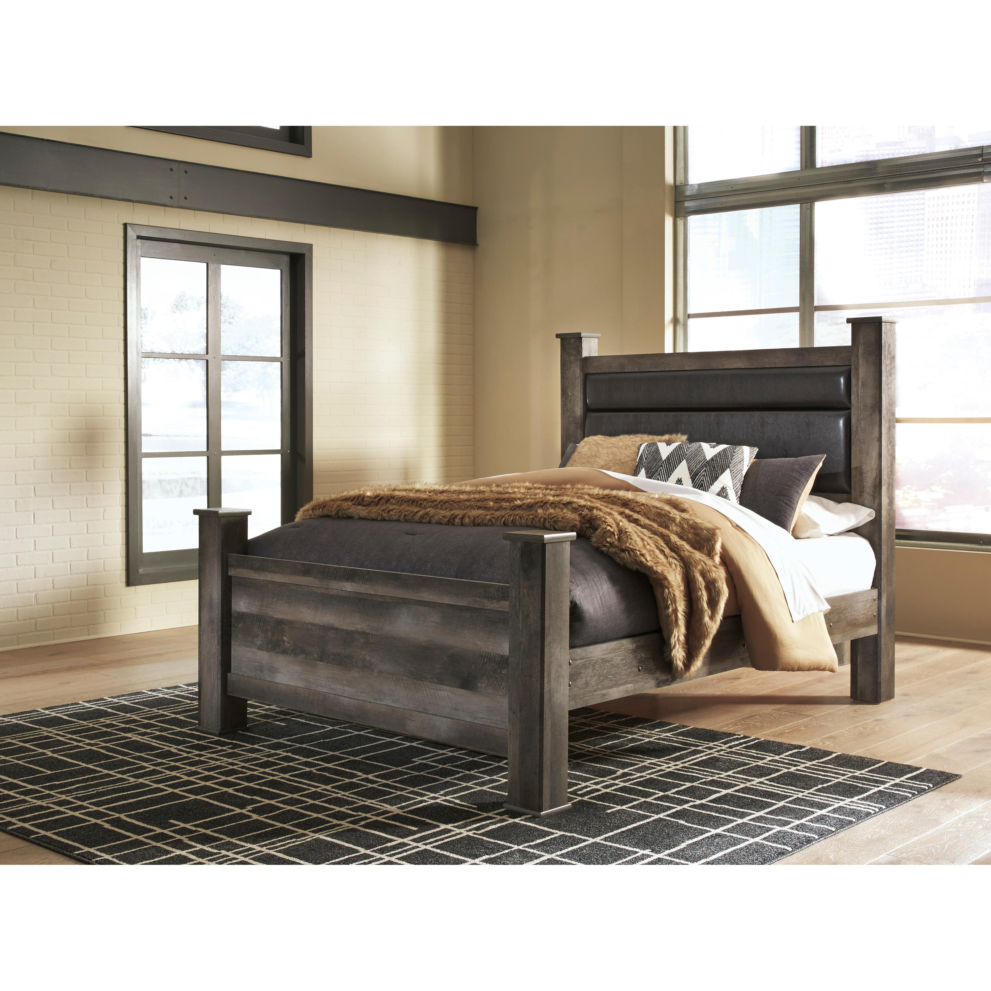 Size_Queen --  Signature Design by Ashley Wynnlow Poster Bed IMAGE 2