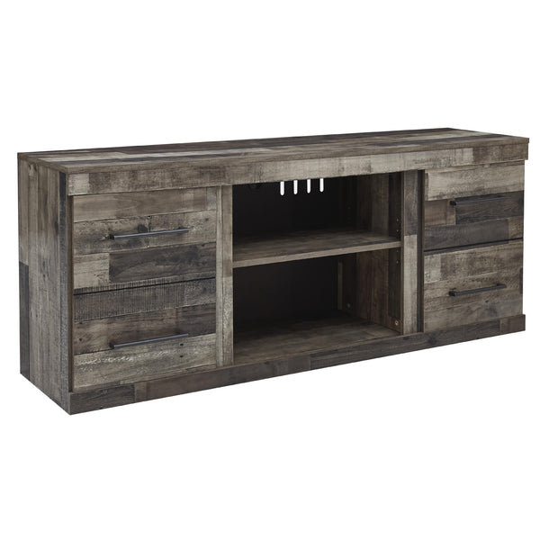 Signature Design by Ashley Derekson EW0200-268 Large TV Stand with Fireplace Option
