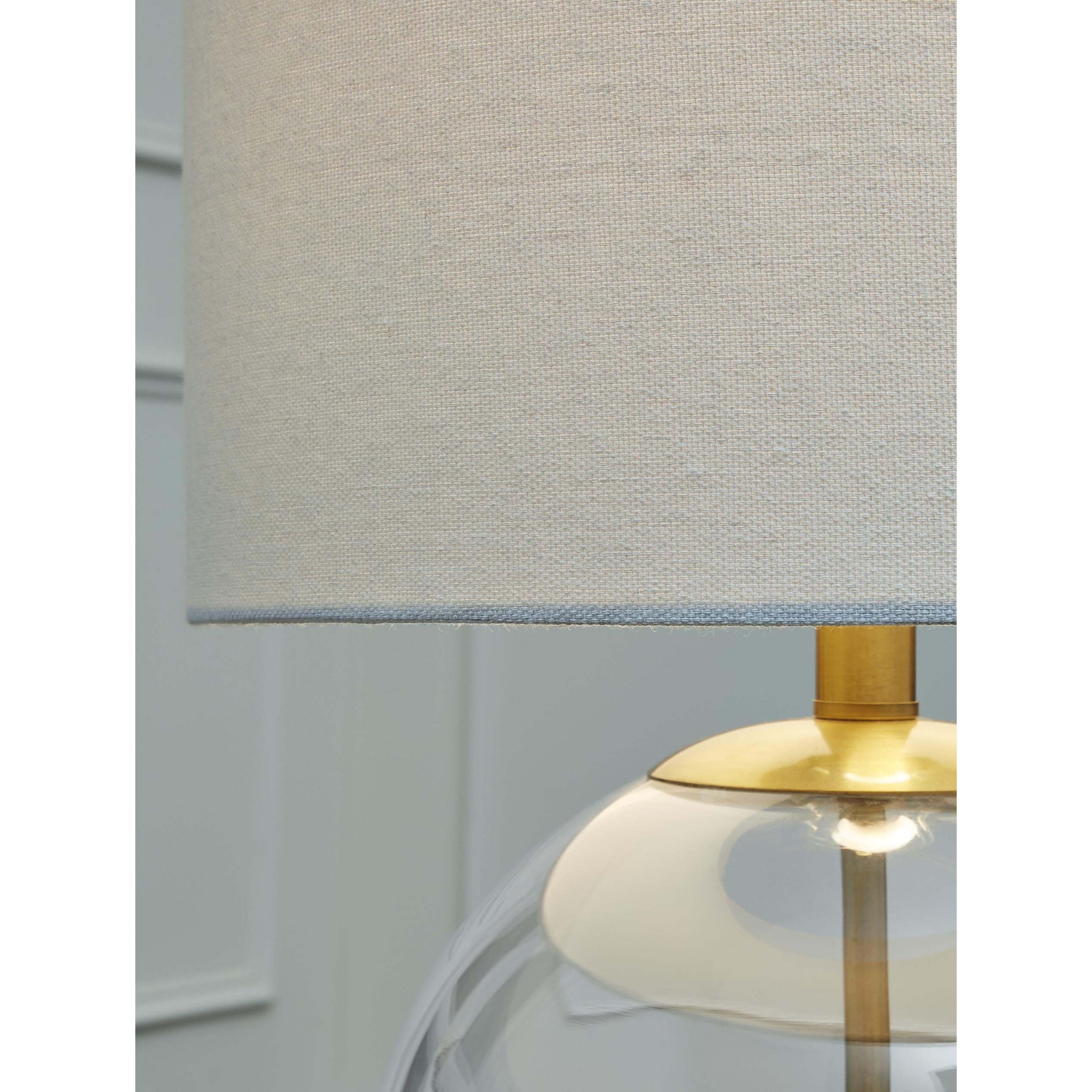  Signature Design by Ashley Samder L430744 Glass Table Lamp IMAGE 4