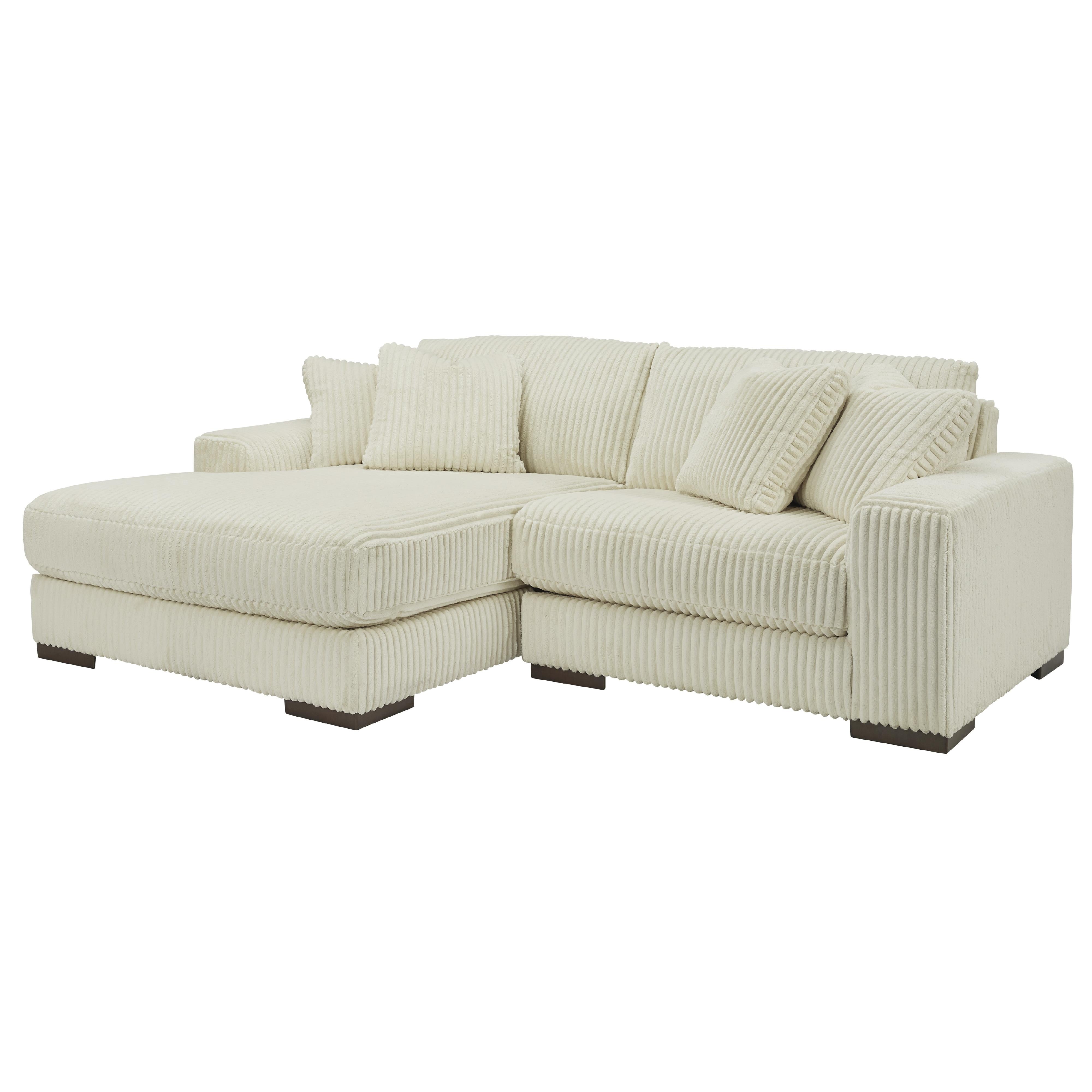  Manufacturer Color_Ivory --  Signature Design by Ashley Lindyn Fabric 2 pc Sectional IMAGE 1