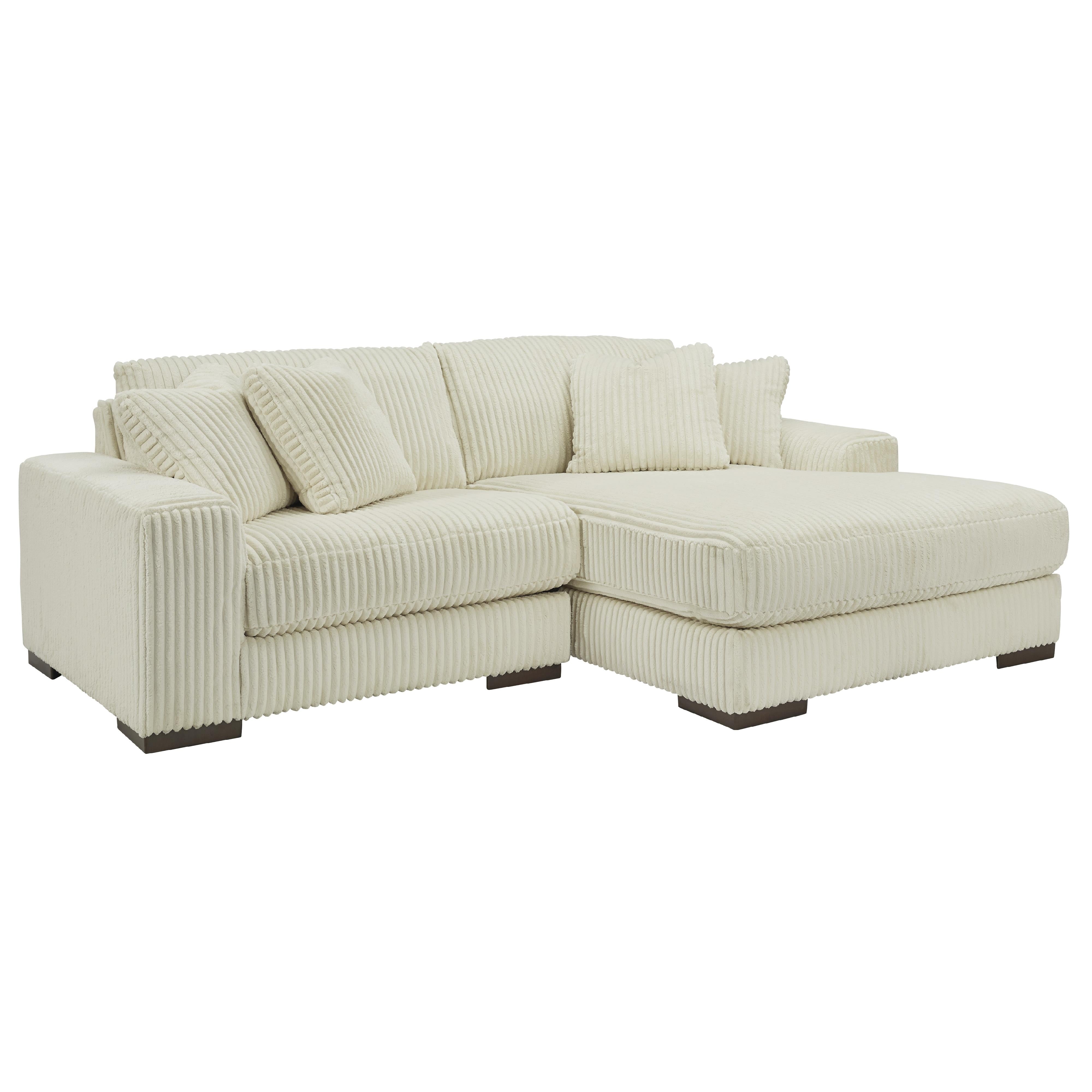 Manufacturer Color_Ivory --  Signature Design by Ashley Lindyn Fabric 2 pc Sectional IMAGE 1