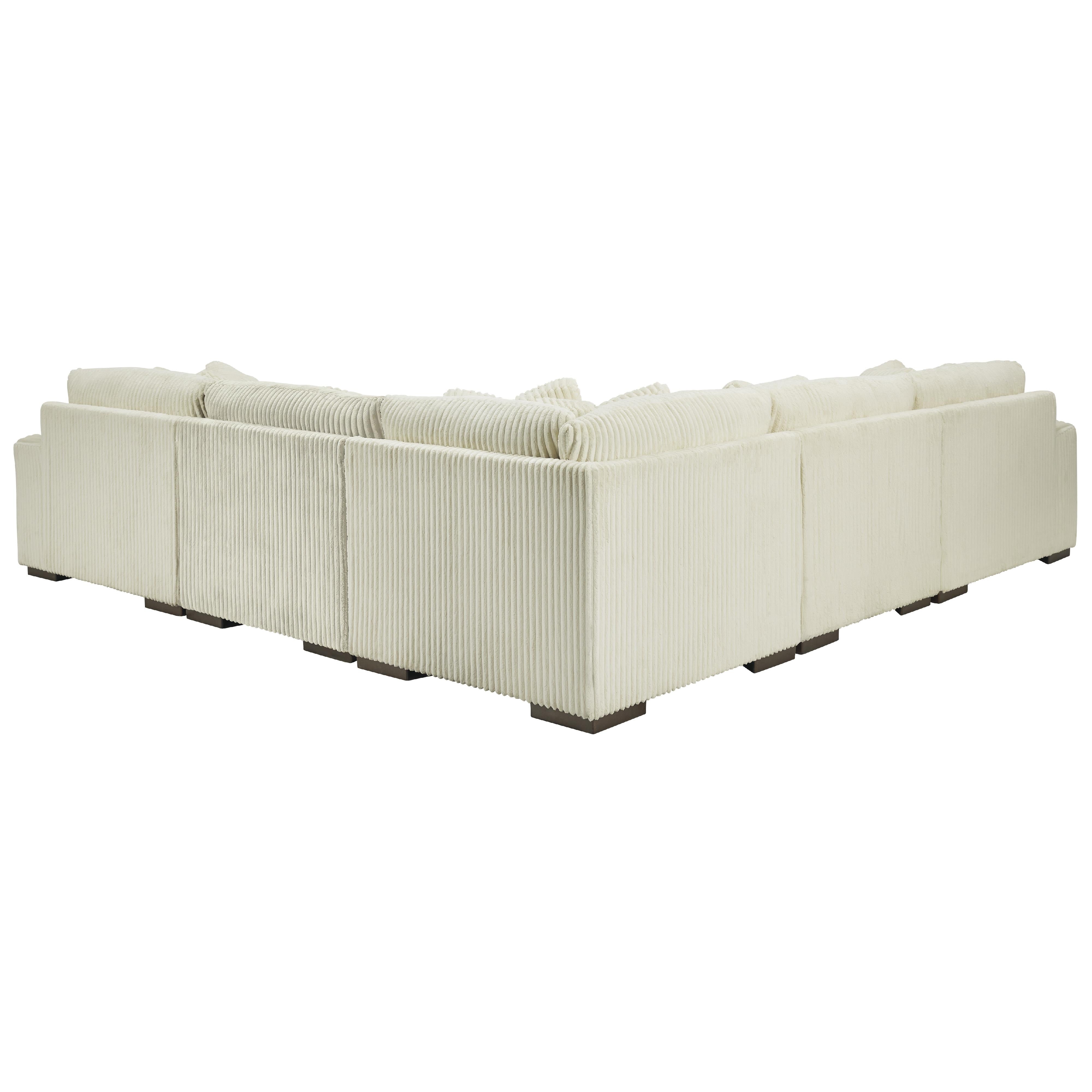  Manufacturer Color_Ivory --  Signature Design by Ashley Lindyn Fabric 5 pc Sectional IMAGE 2