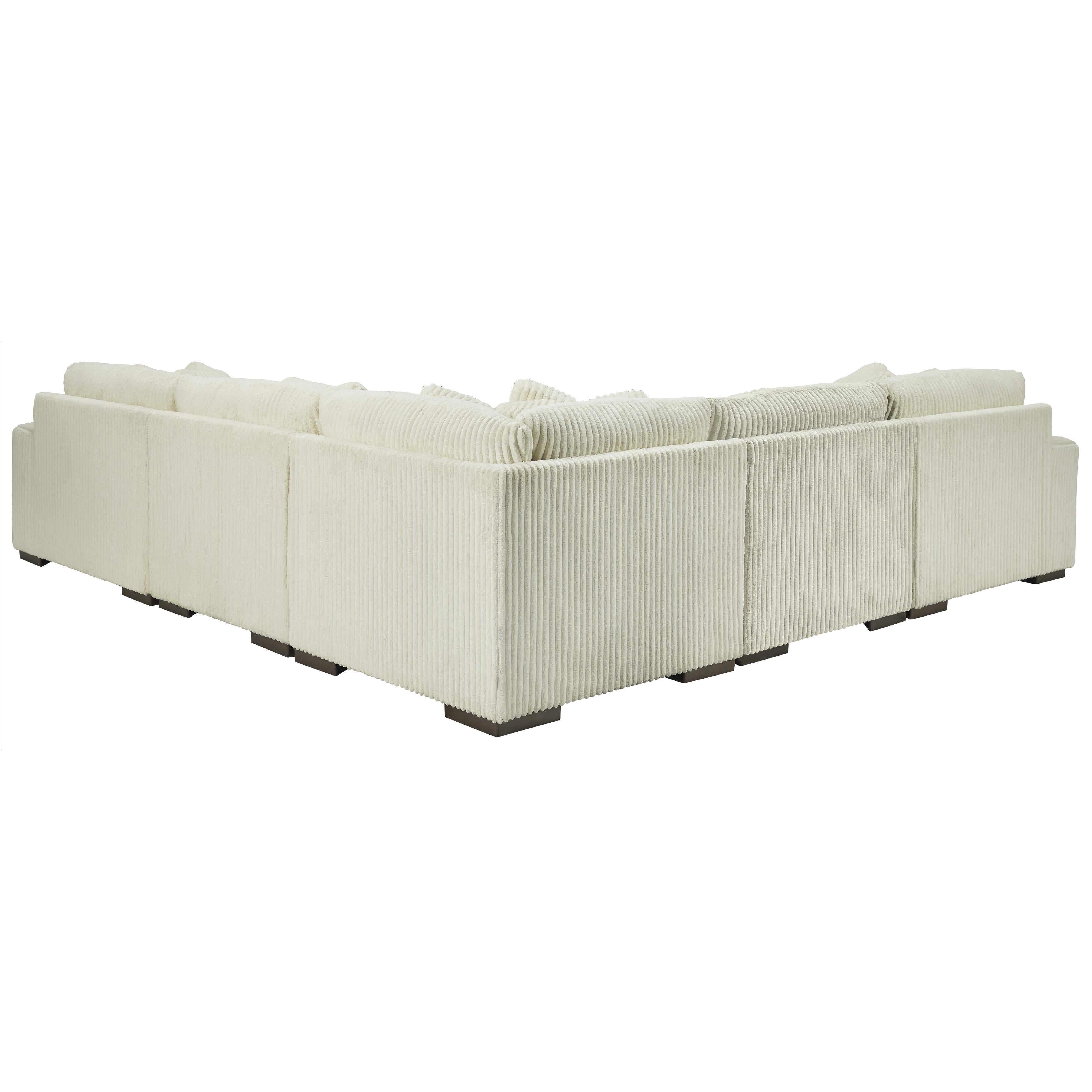  Manufacturer Color_Ivory --  Signature Design by Ashley Lindyn Fabric 5 pc Sectional IMAGE 2