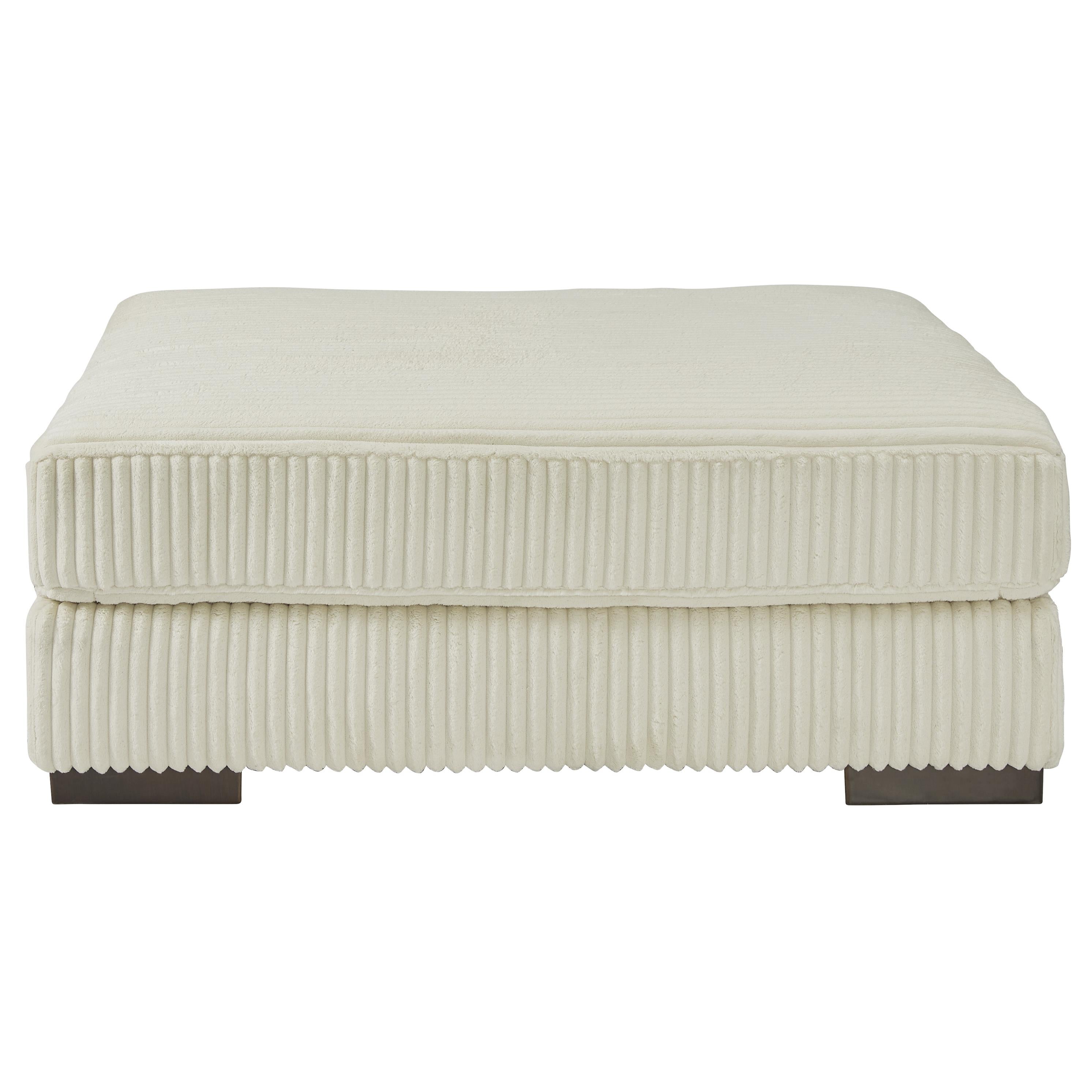  Manufacturer Color_Ivory --  Signature Design by Ashley Lindyn Fabric Ottoman IMAGE 2