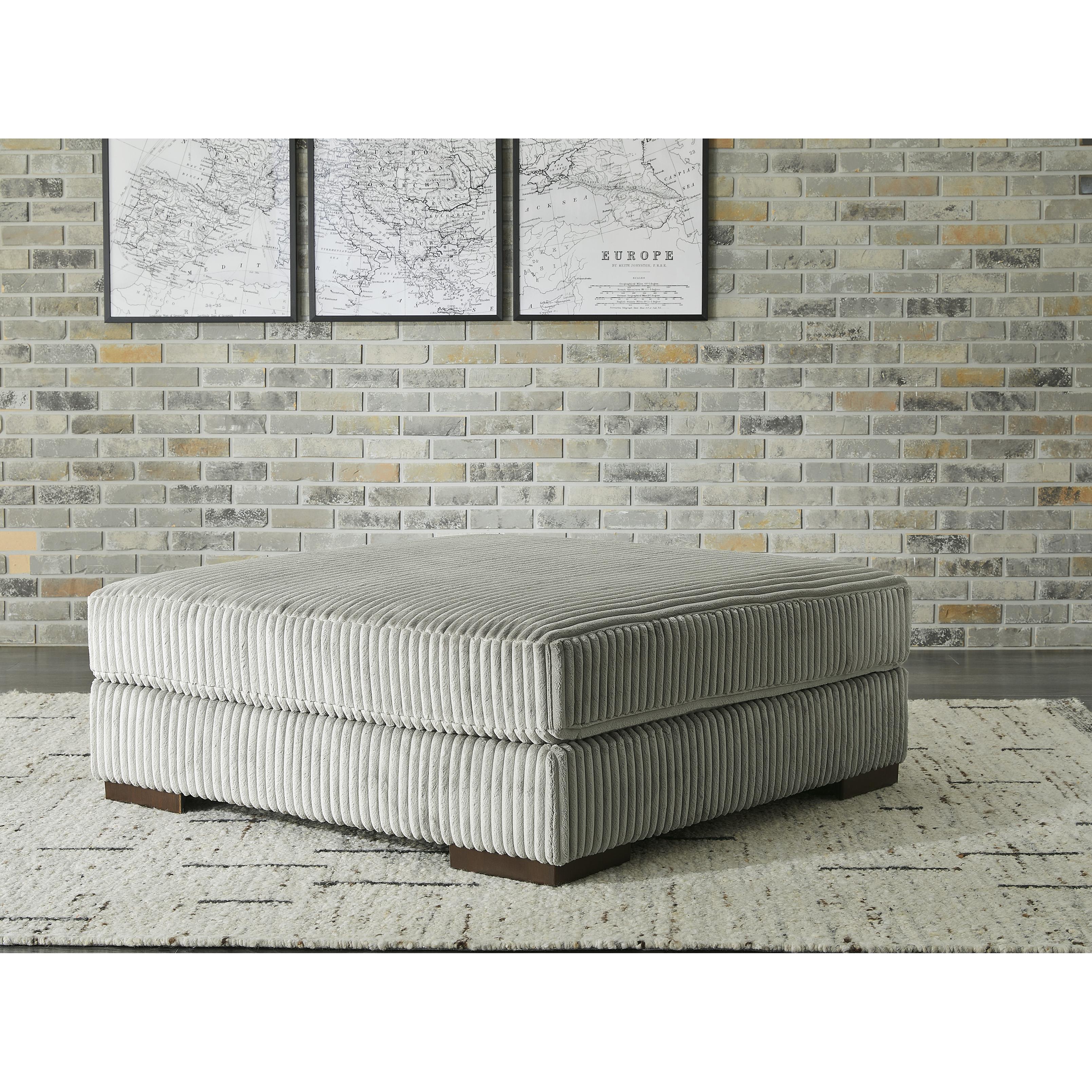  Manufacturer Color_Fog --  Lindyn 2110508 Oversized Accent Ottoman IMAGE 4