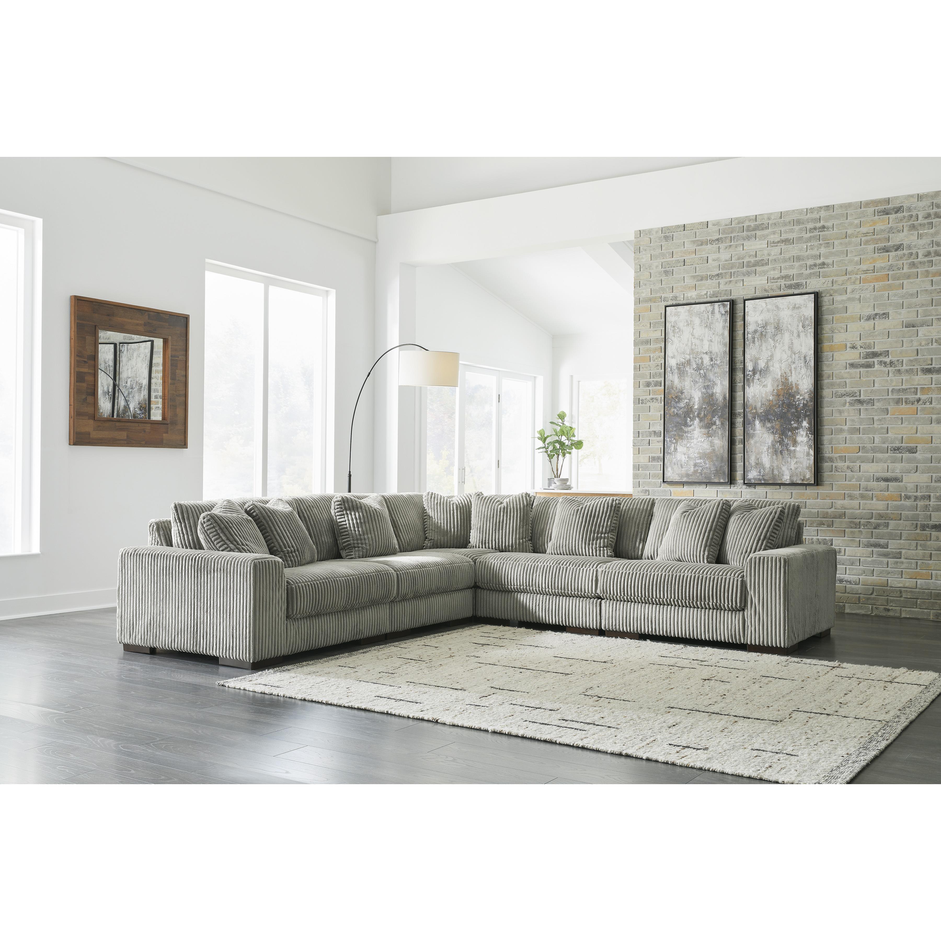  Manufacturer Color_Fog --  Lindyn 21105S5 5 pc Sectional IMAGE 3