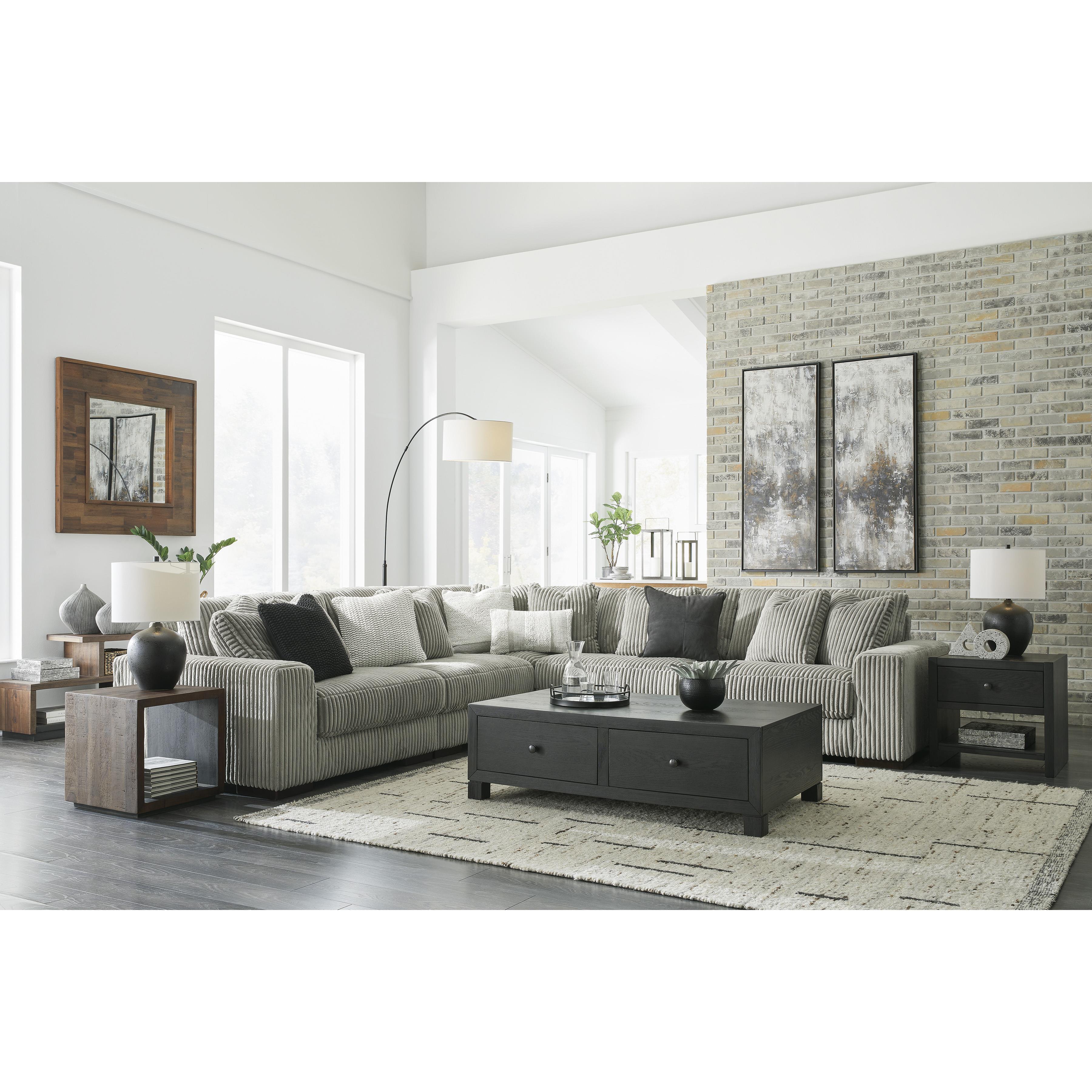  Manufacturer Color_Fog --  Lindyn 21105S5 5 pc Sectional IMAGE 5
