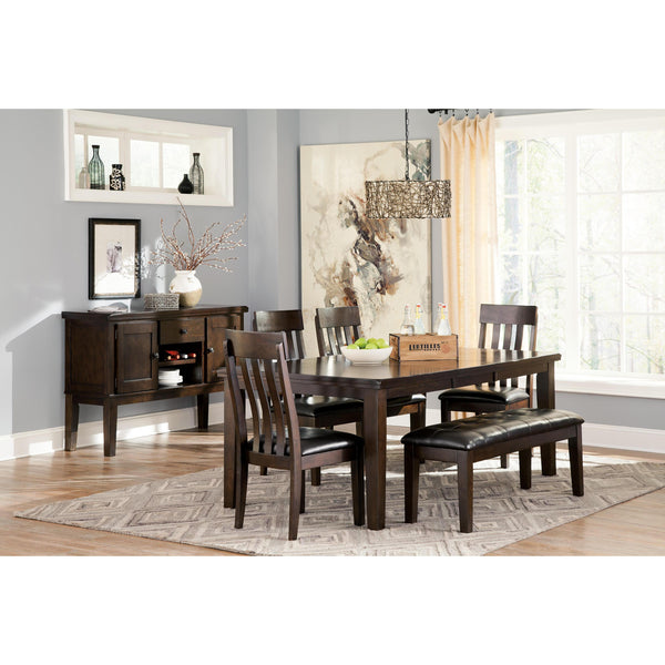 Signature Design by Ashley Haddigan D596D2 6 pc Dining Set