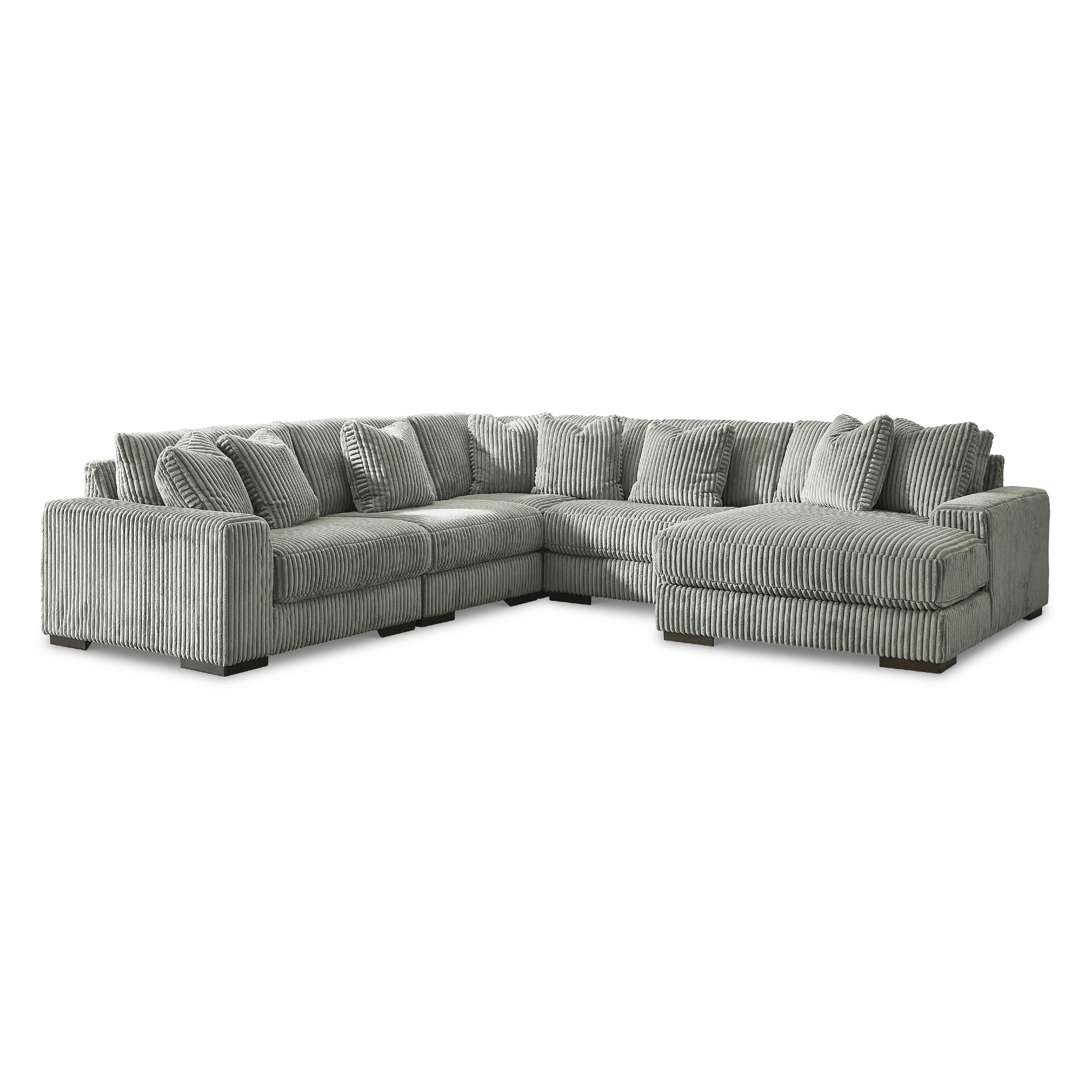  Manufacturer Color_Fog --  Lindyn 21105S7 5 pc Sectional with Chaise IMAGE 1