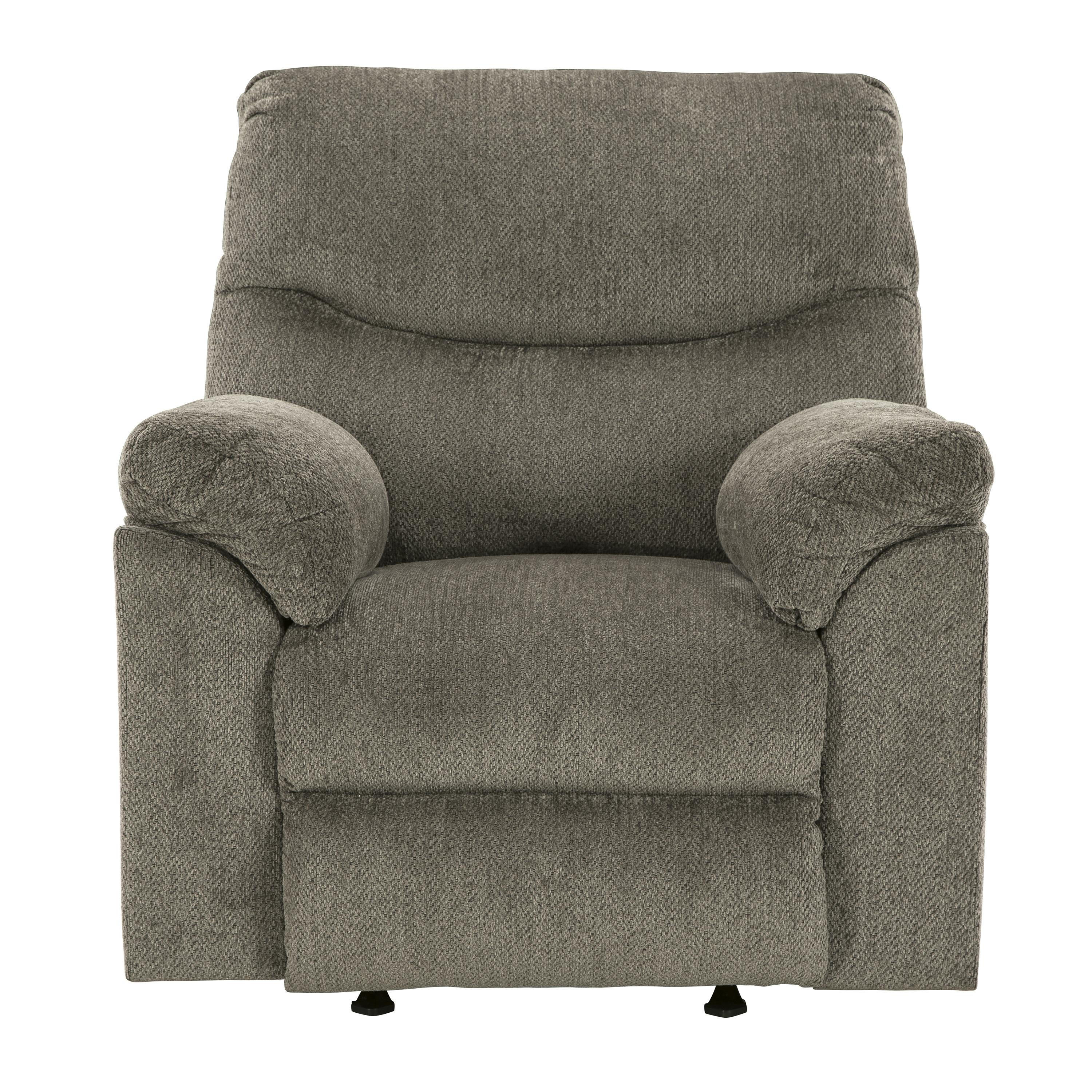 Manufacturer Color_Putty --  Signature Design by Ashley Alphons Rocker Fabric Recliner IMAGE 3