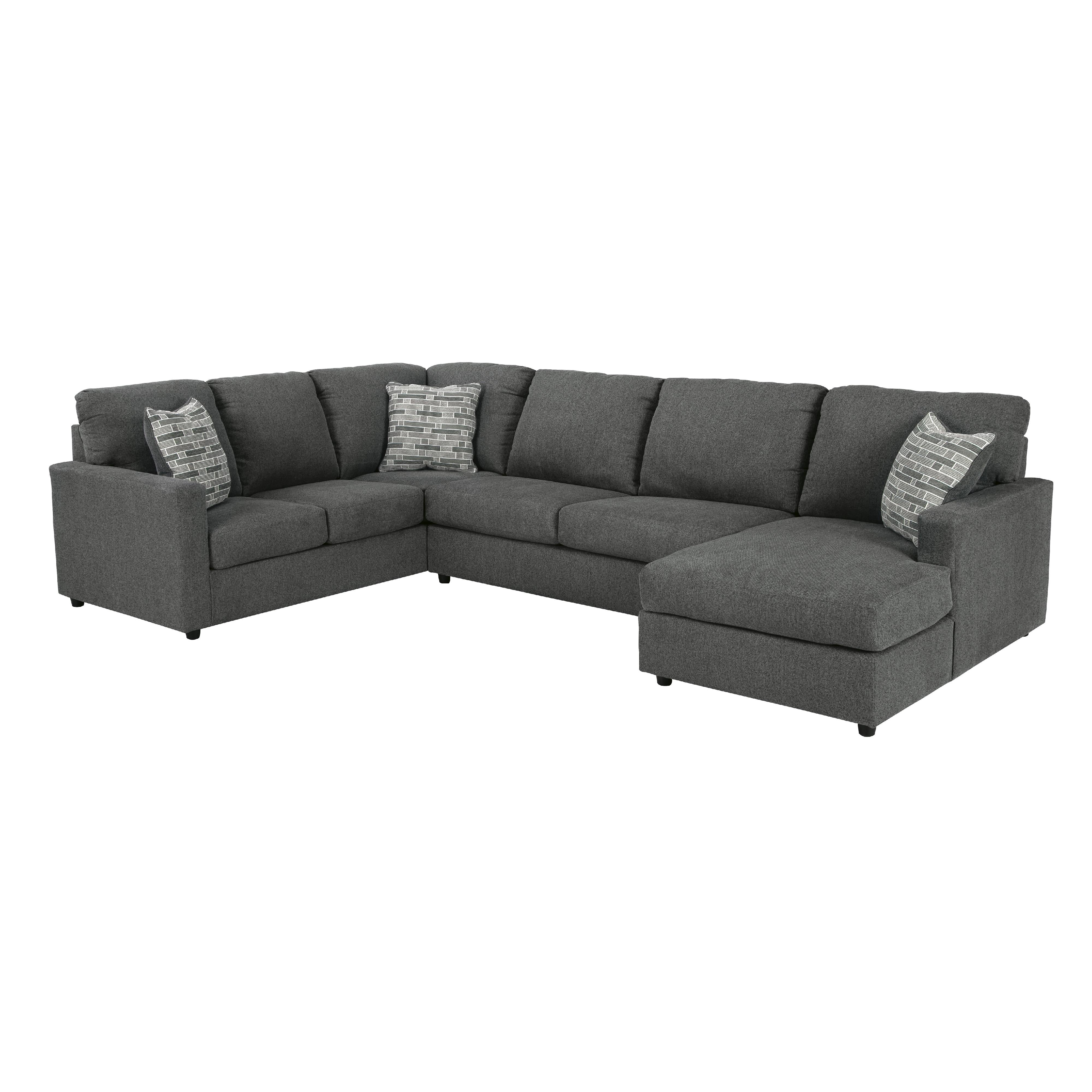  Manufacturer Color_Charcoal --  Signature Design by Ashley Edenfield Fabric 3 pc Sectional IMAGE 1