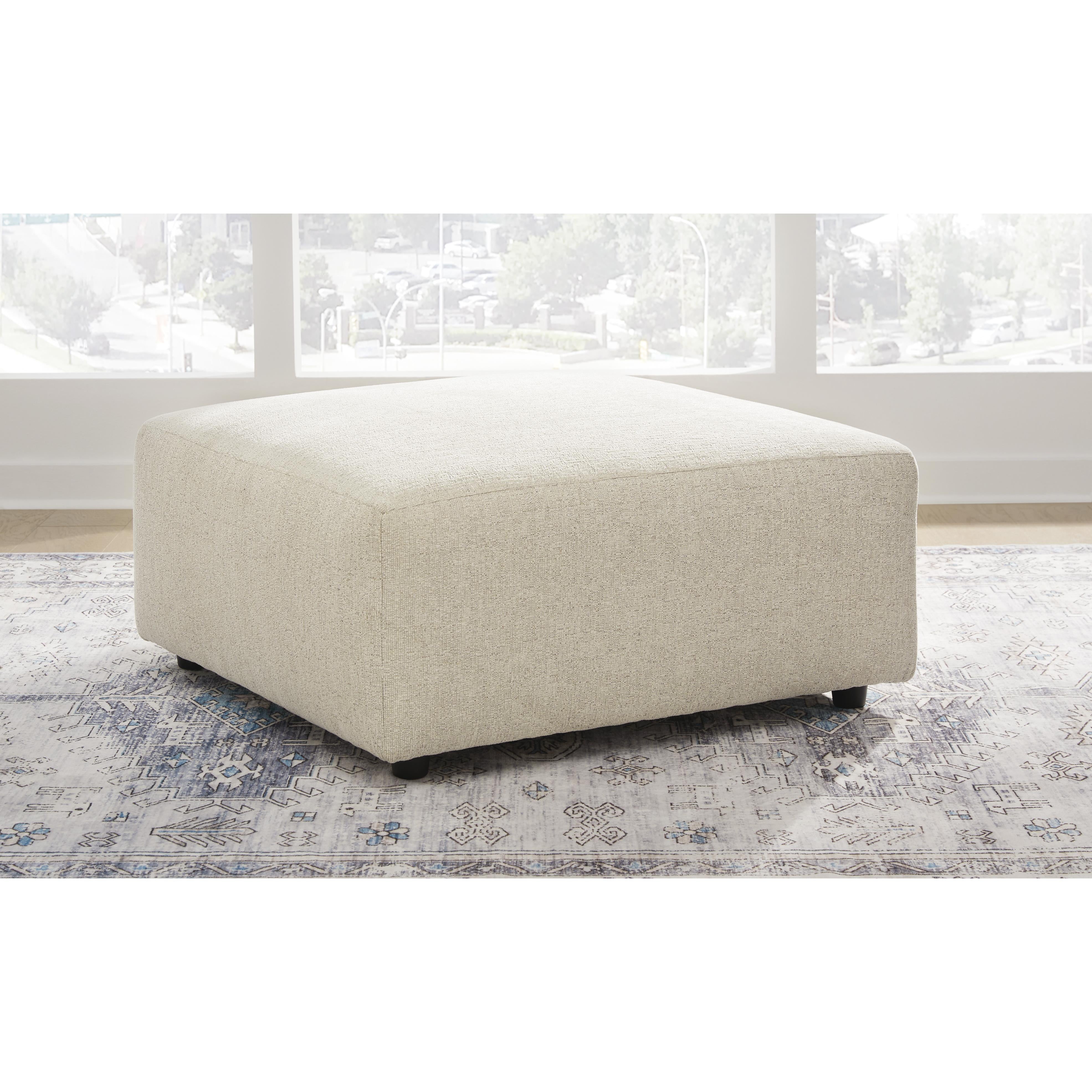  Manufacturer Color_Linen --  Edenfield 2900408 Oversized Accent Ottoman IMAGE 4