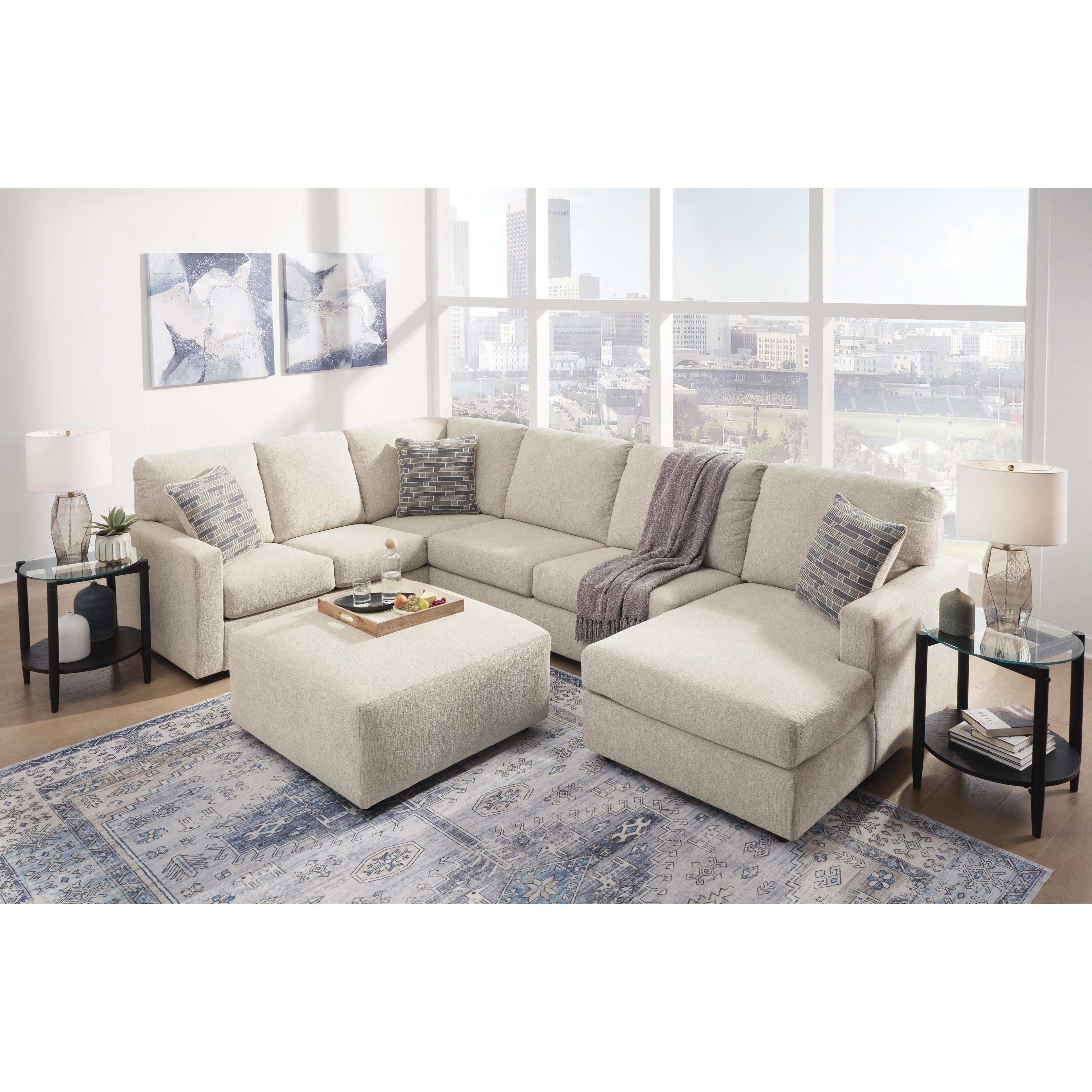  Manufacturer Color_Linen --  Edenfield 2900408 Oversized Accent Ottoman IMAGE 7