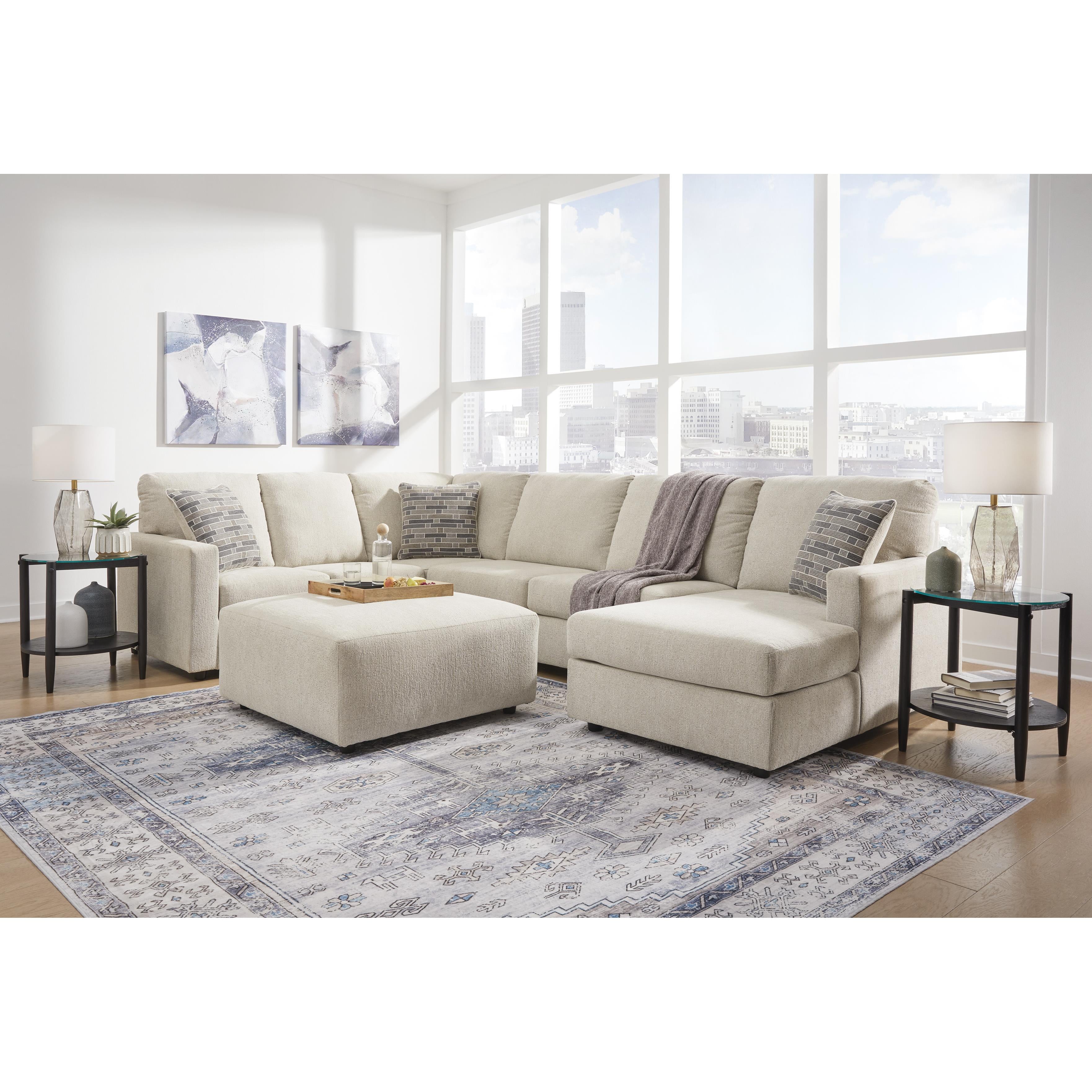  Manufacturer Color_Linen --  Edenfield 29004S2 3 pc Sectional with Chaise IMAGE 5