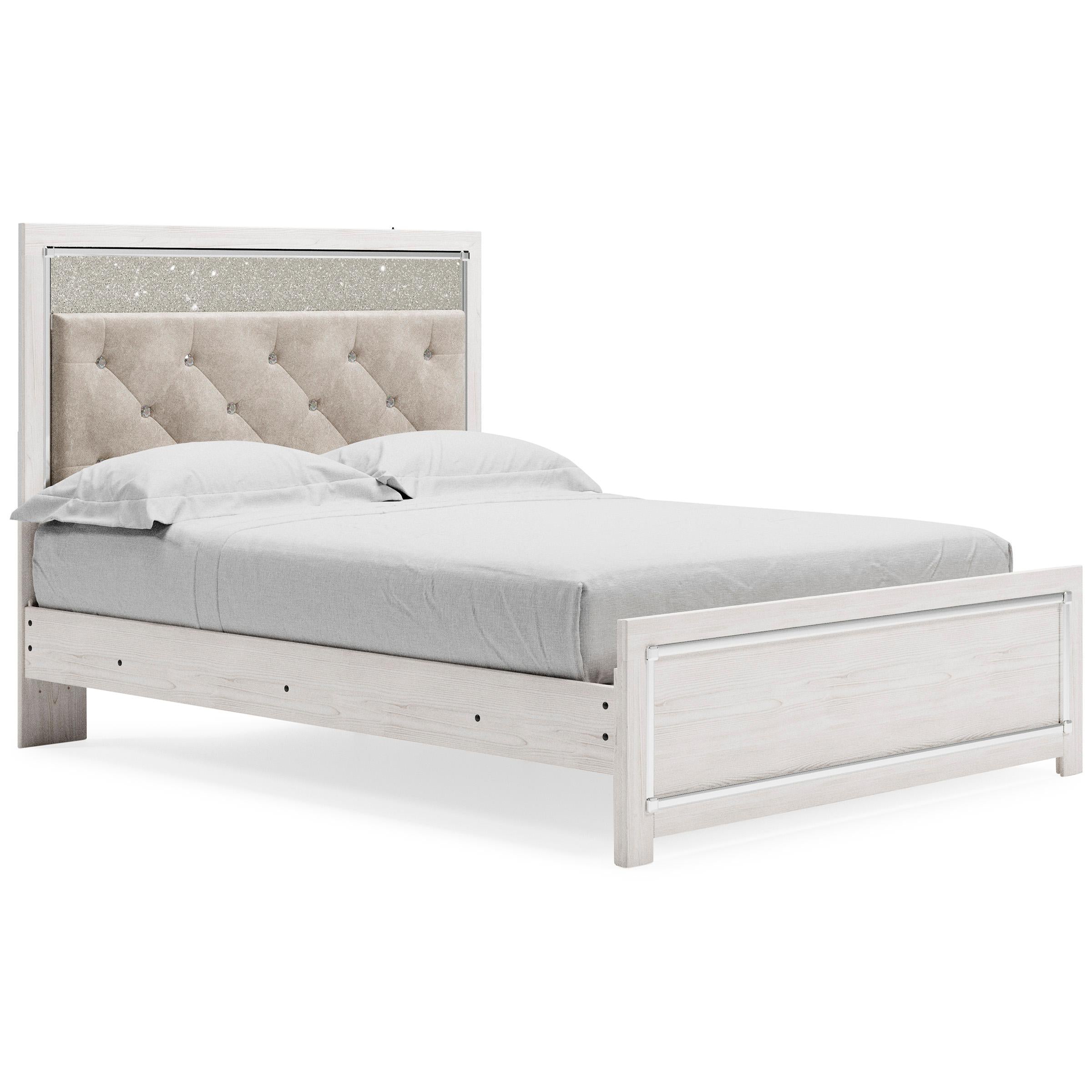  Size_Queen --  Signature Design by Ashley Altyra Upholstered Panel Bed IMAGE 1