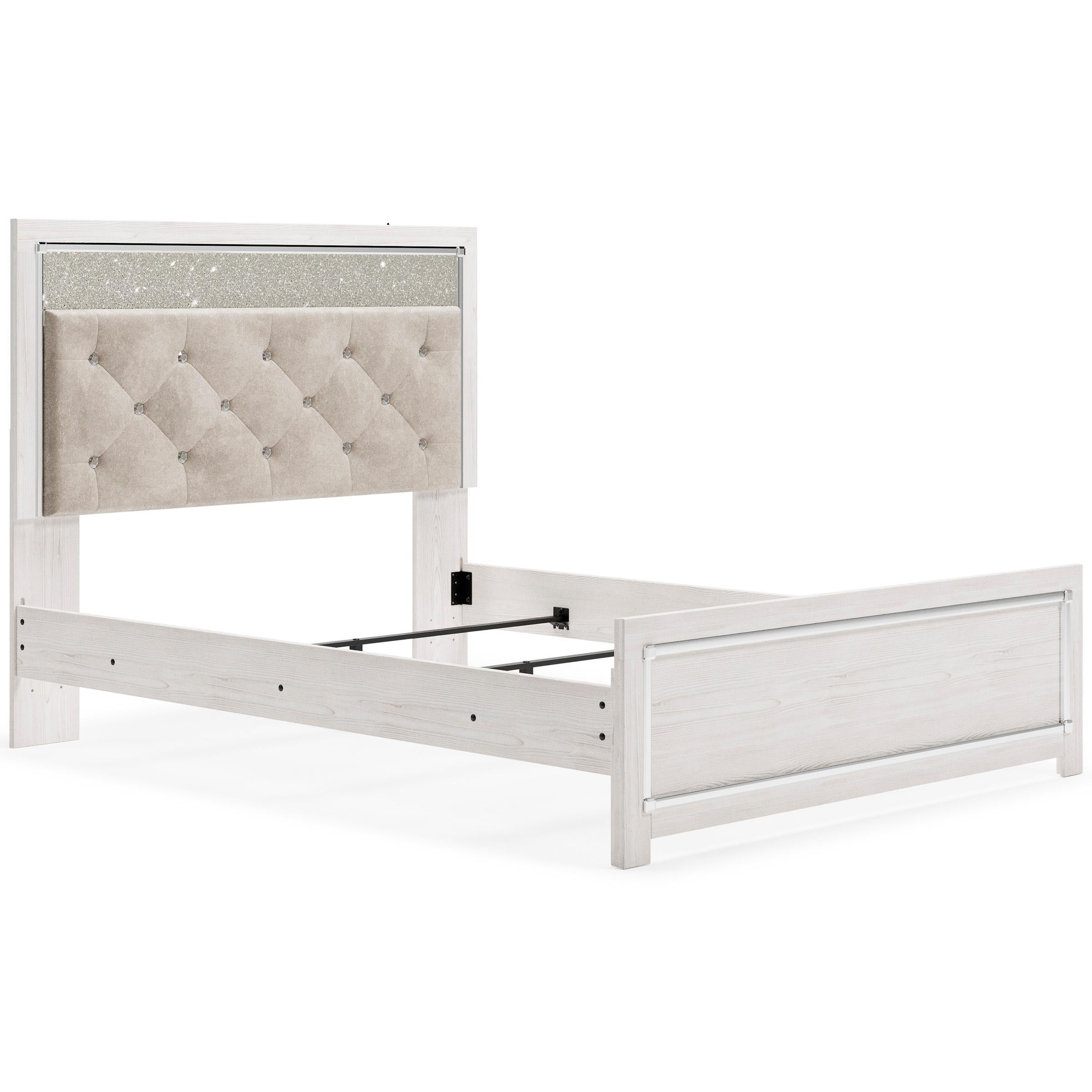  Size_Queen --  Signature Design by Ashley Altyra Upholstered Panel Bed IMAGE 4