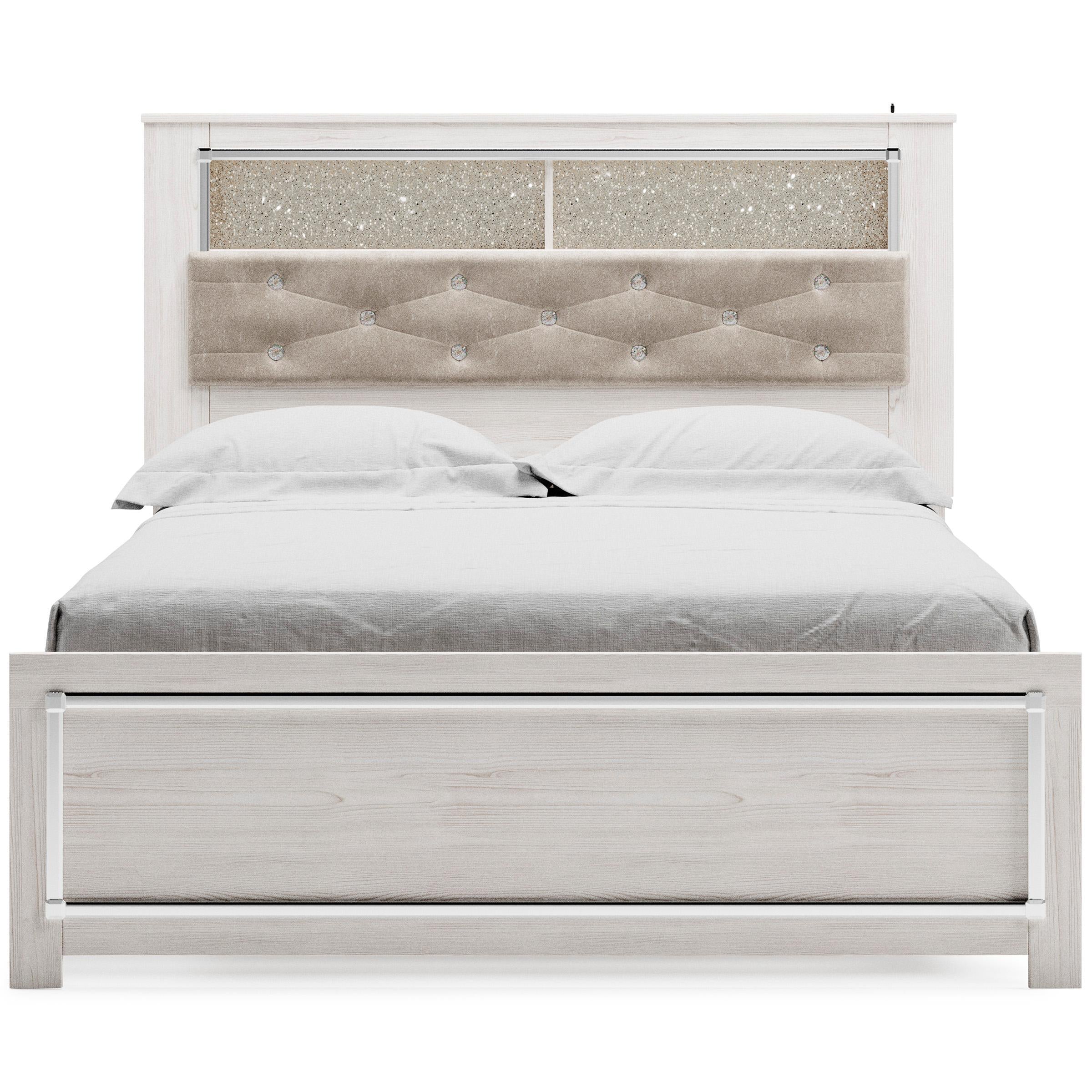  Size_Queen --  Signature Design by Ashley Altyra Bookcase Bed IMAGE 3