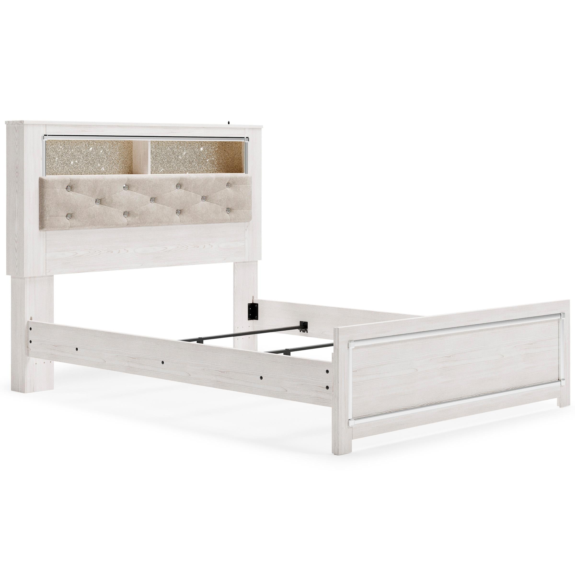 Size_Queen --  Signature Design by Ashley Altyra Bookcase Bed IMAGE 5