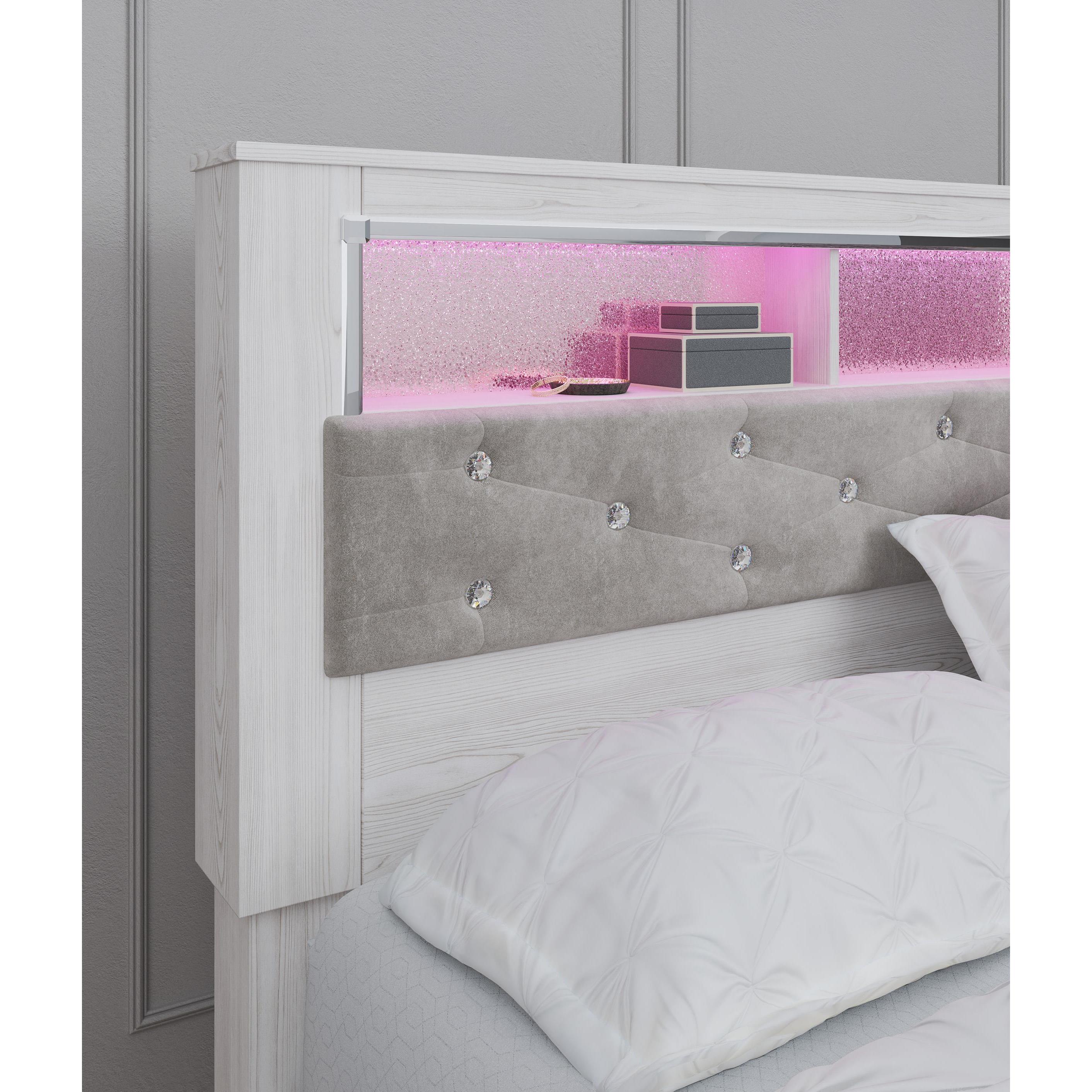  Size_Queen --  Signature Design by Ashley Altyra Bookcase Bed IMAGE 7