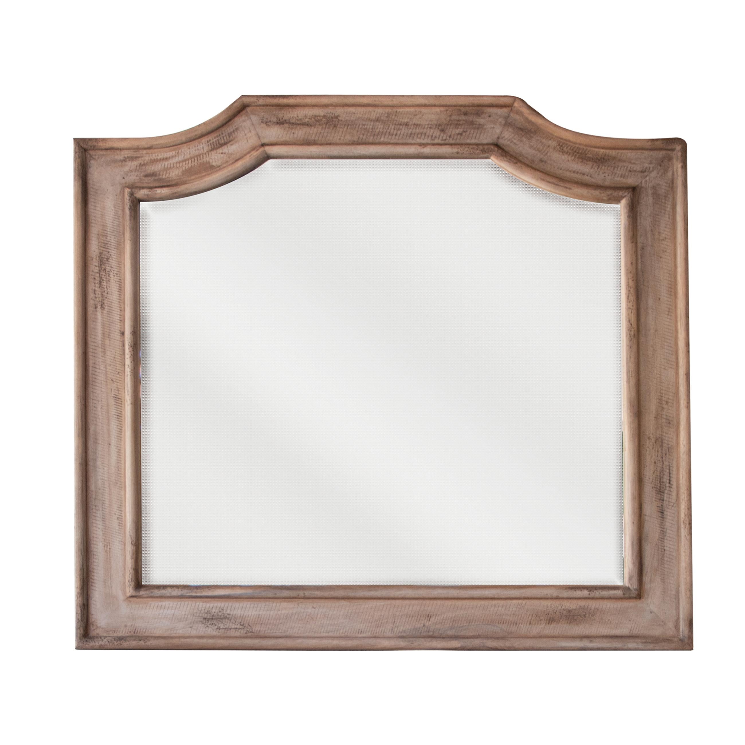  International Furniture Direct Aruba Natural IFD7332MIR Mirror - Drift Sand IMAGE 1