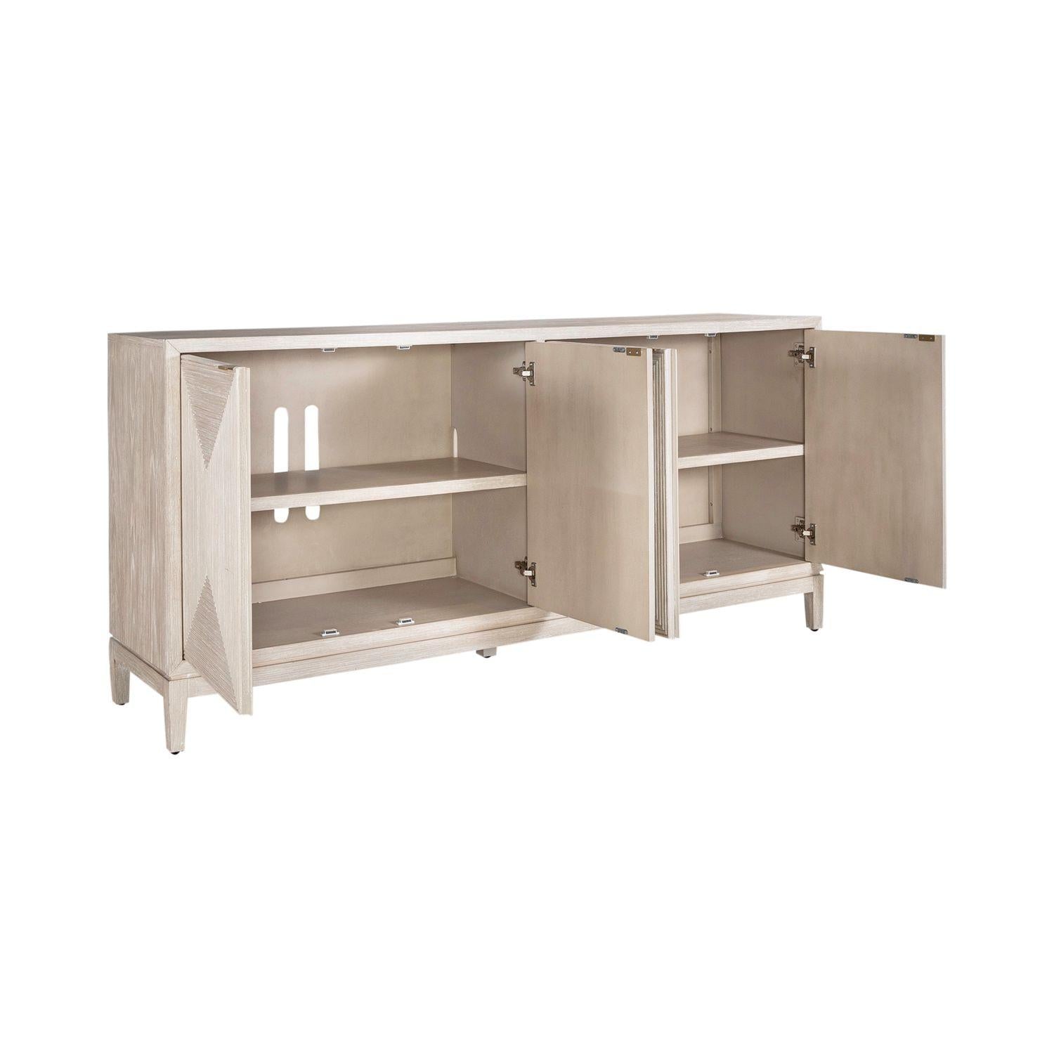  Liberty Furniture Industries Inc. Kinsley 2146-AC1000 4 Door Accent Cabinet IMAGE 7