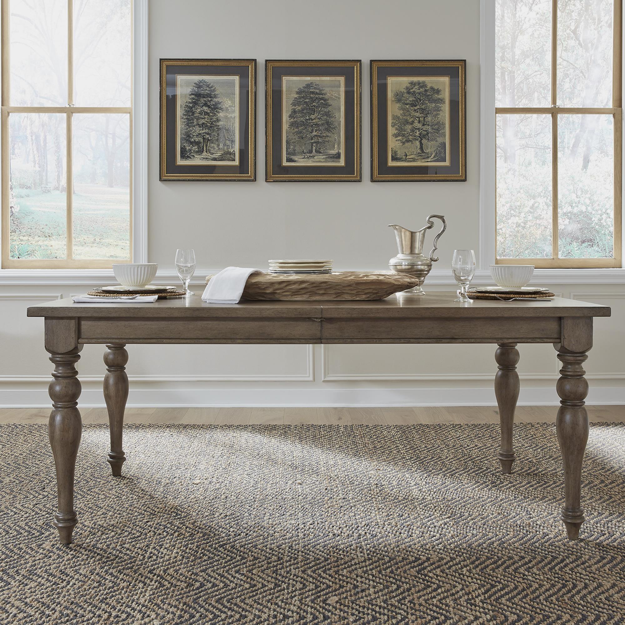  Liberty Furniture Industries Inc. Americana Farmhouse 615-T4290 Rectangular Leg Table IMAGE 2