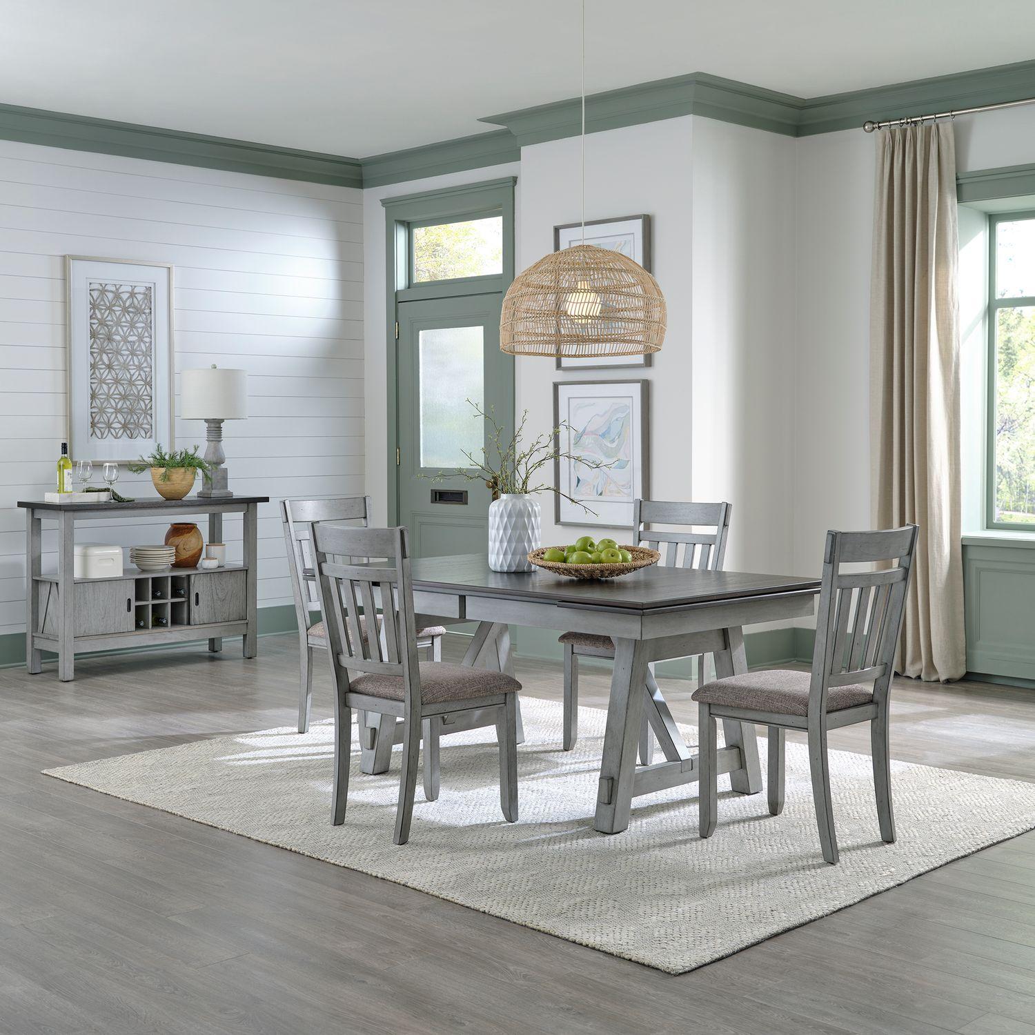  Liberty Furniture Industries Inc. Newport 131 Trestle Table IMAGE 3