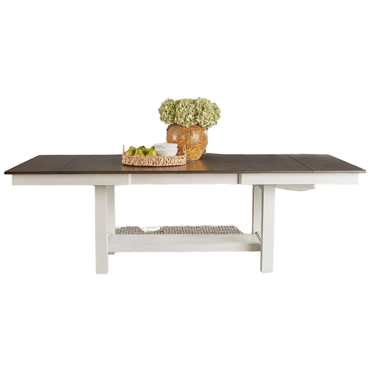  Liberty Furniture Industries Inc. Brook Bay 182 Trestle Table IMAGE 1