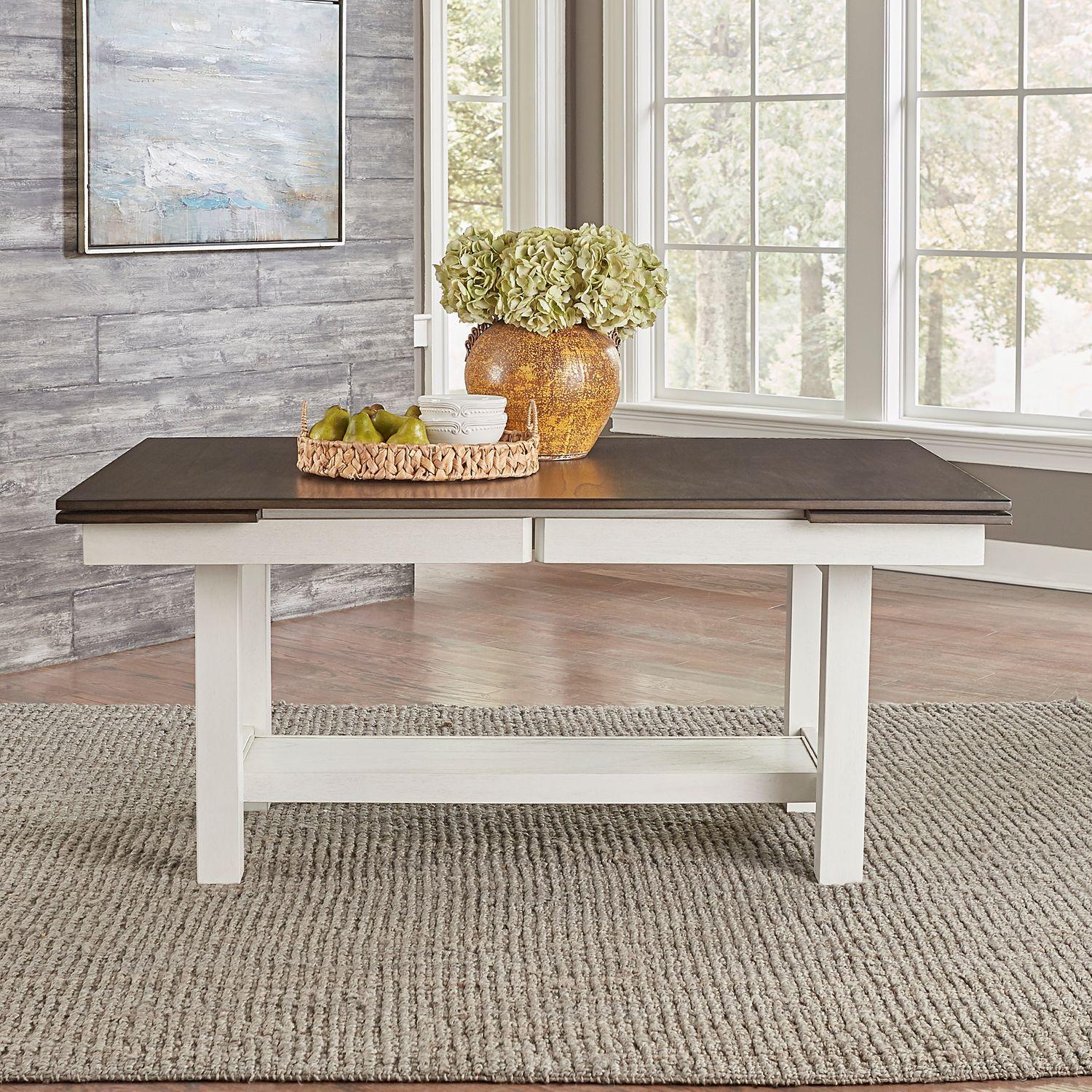 Liberty Furniture Industries Inc. Brook Bay 182 Trestle Table IMAGE 4