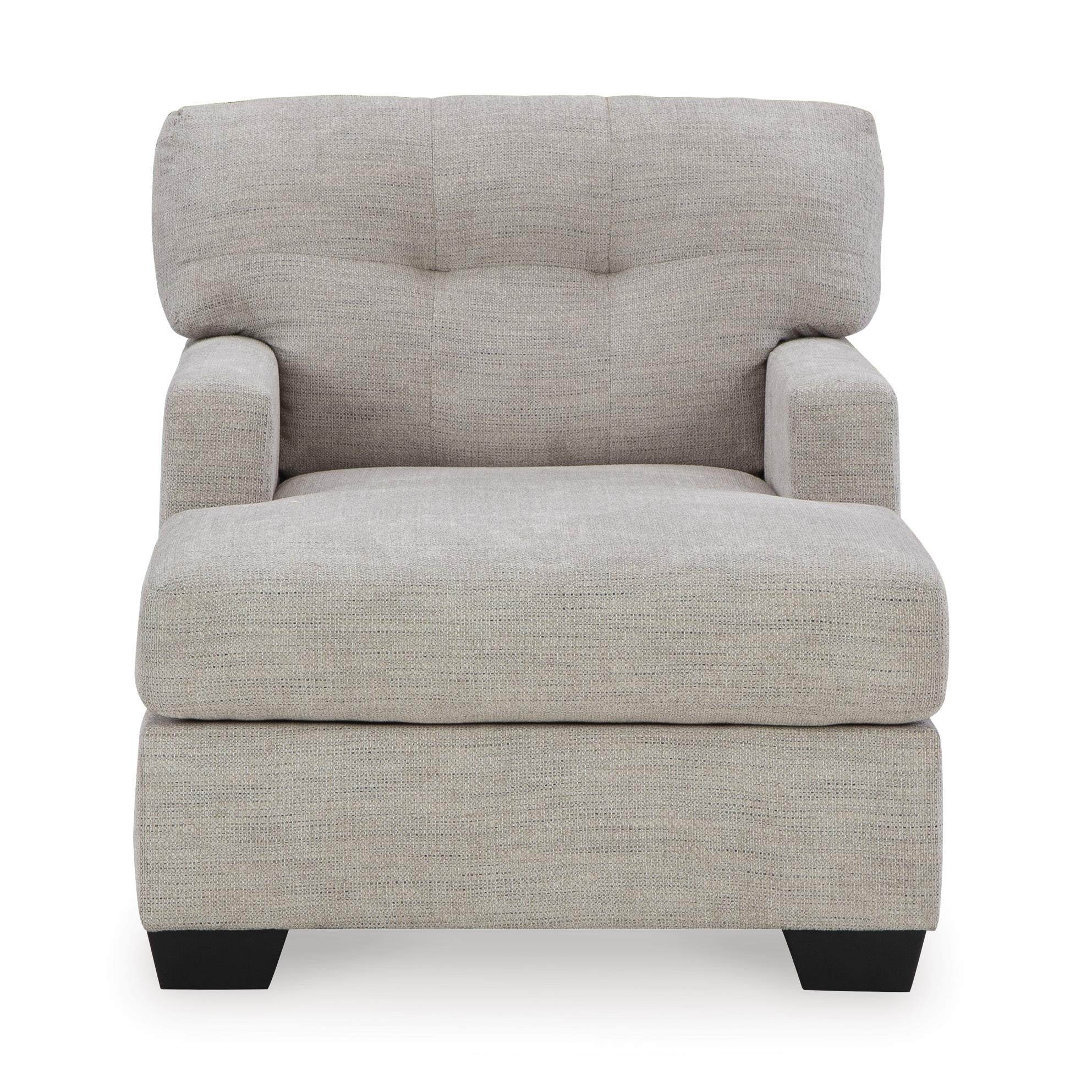  Manufacturer Color_Pebble --  Signature Design by Ashley Mahoney Fabric Chaise IMAGE 2