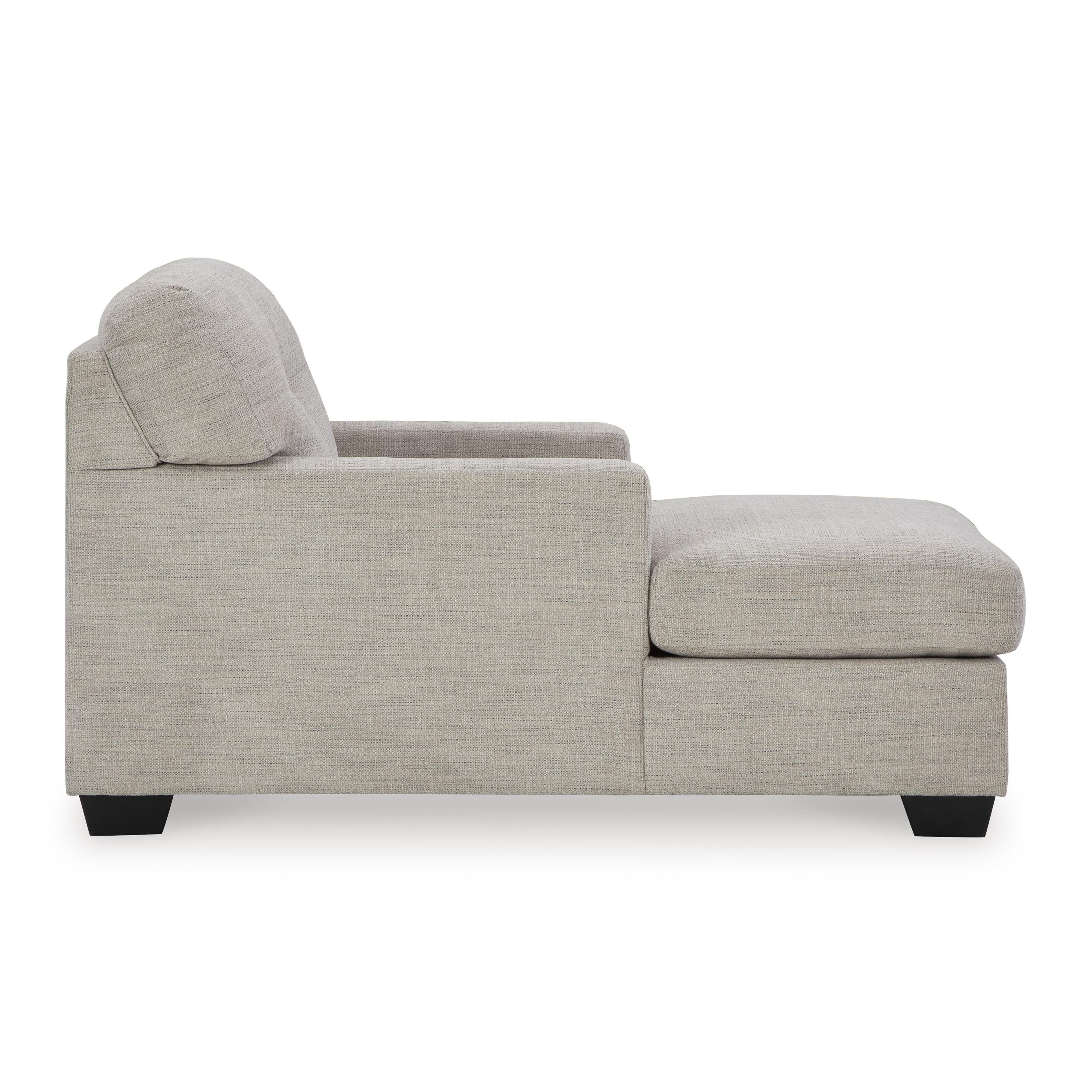  Manufacturer Color_Pebble --  Signature Design by Ashley Mahoney Fabric Chaise IMAGE 3