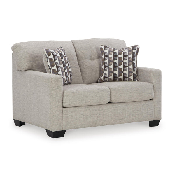 Signature Design by Ashley Mahoney Stationary Fabric Loveseat