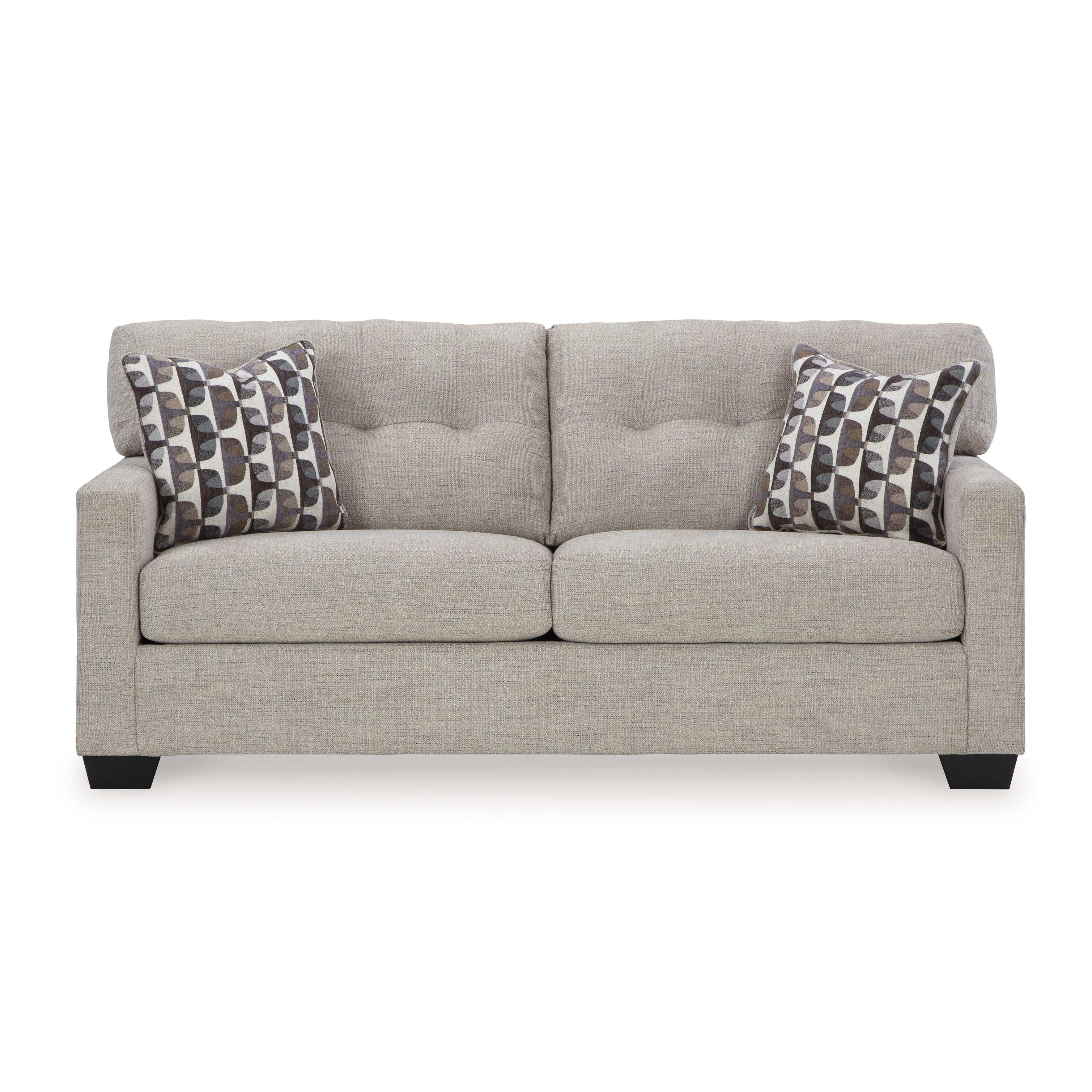  Manufacturer Color_Pebble --  Signature Design by Ashley Mahoney Stationary Fabric Sofa IMAGE 2