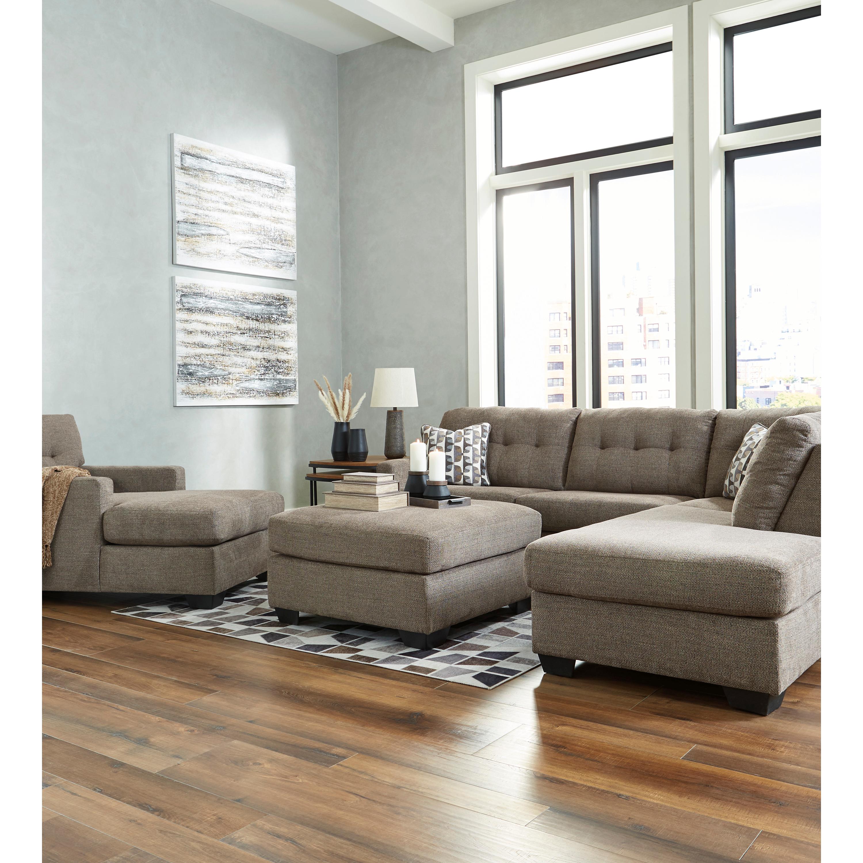  Manufacturer Color_Chocolate --  Mahoney 3100508 Oversized Accent Ottoman IMAGE 10