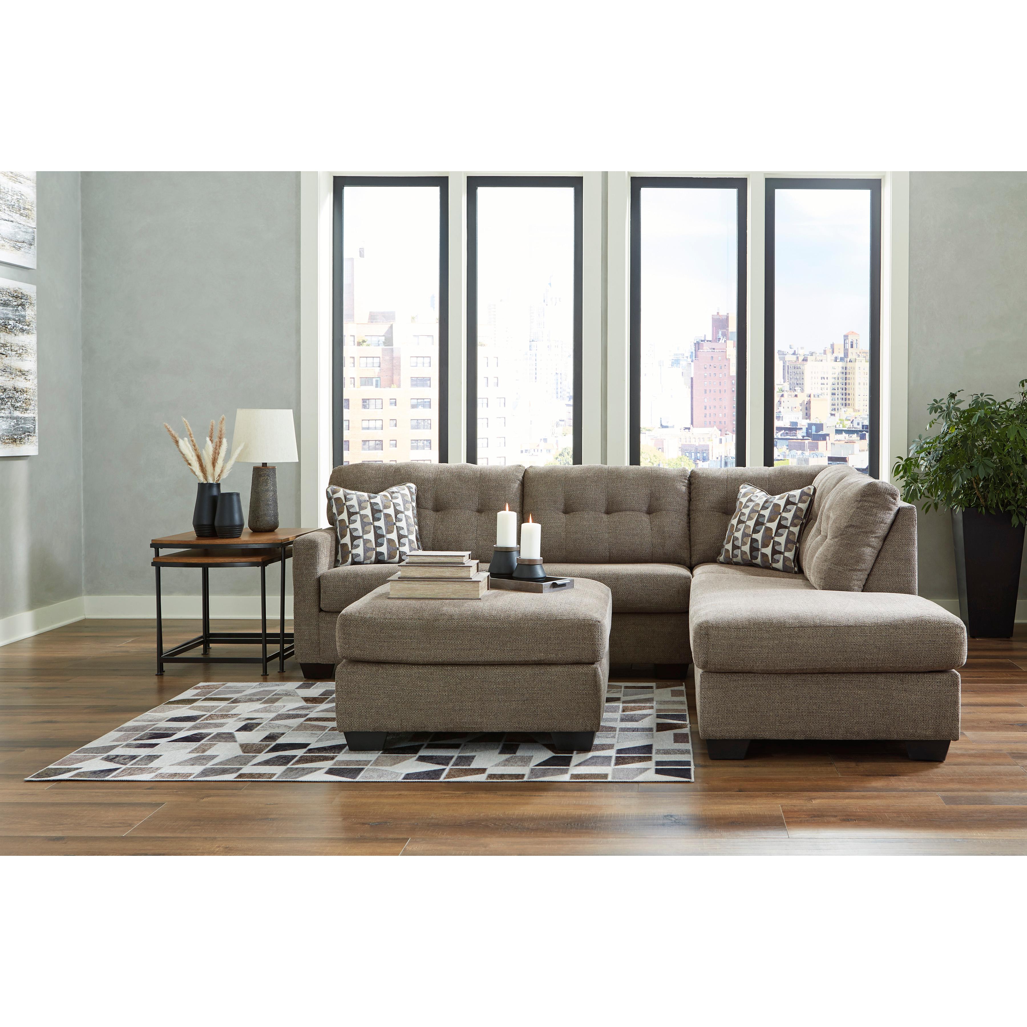  Manufacturer Color_Chocolate --  Mahoney 3100508 Oversized Accent Ottoman IMAGE 7
