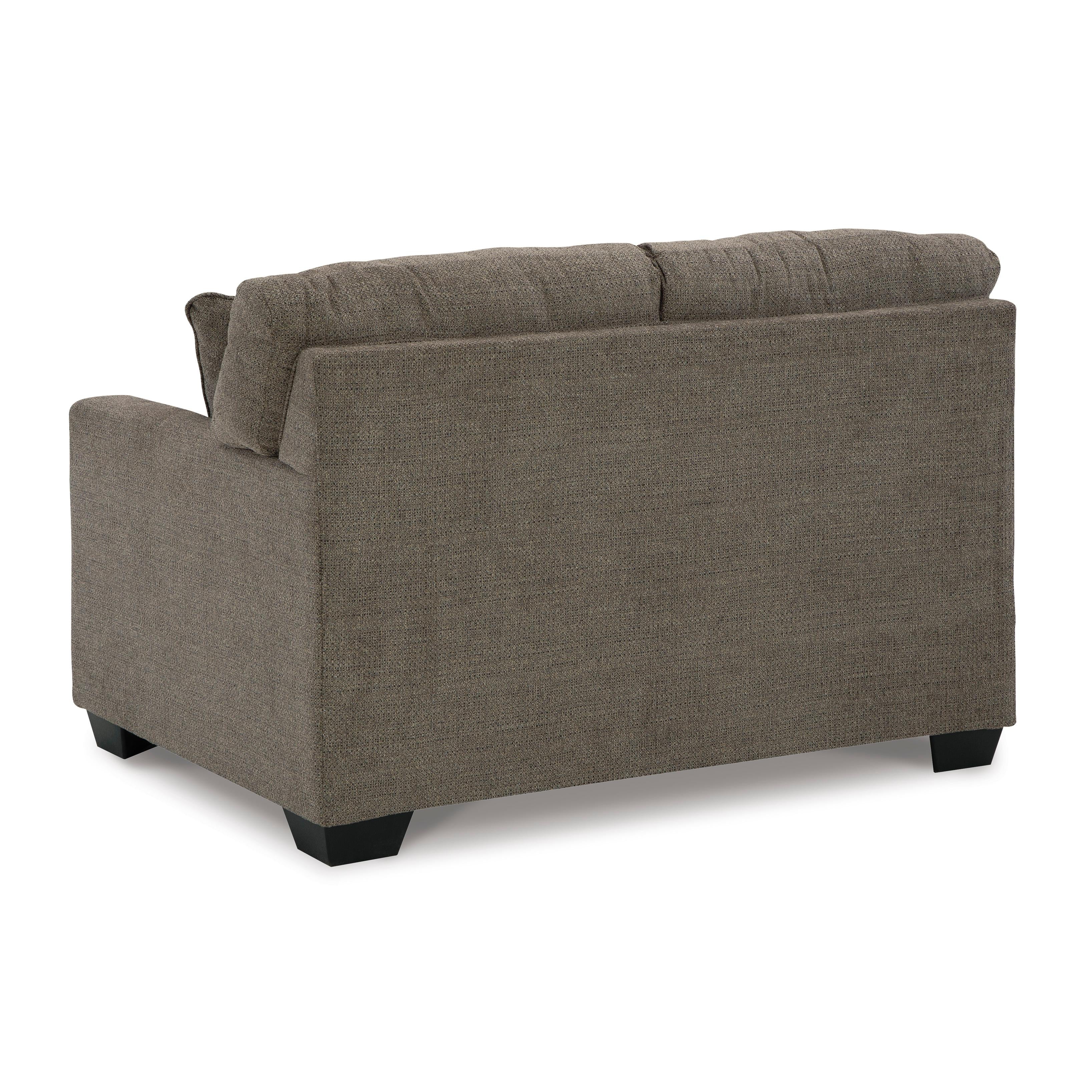  Manufacturer Color_Chocolate --  Mahoney 3100535 Loveseat IMAGE 4