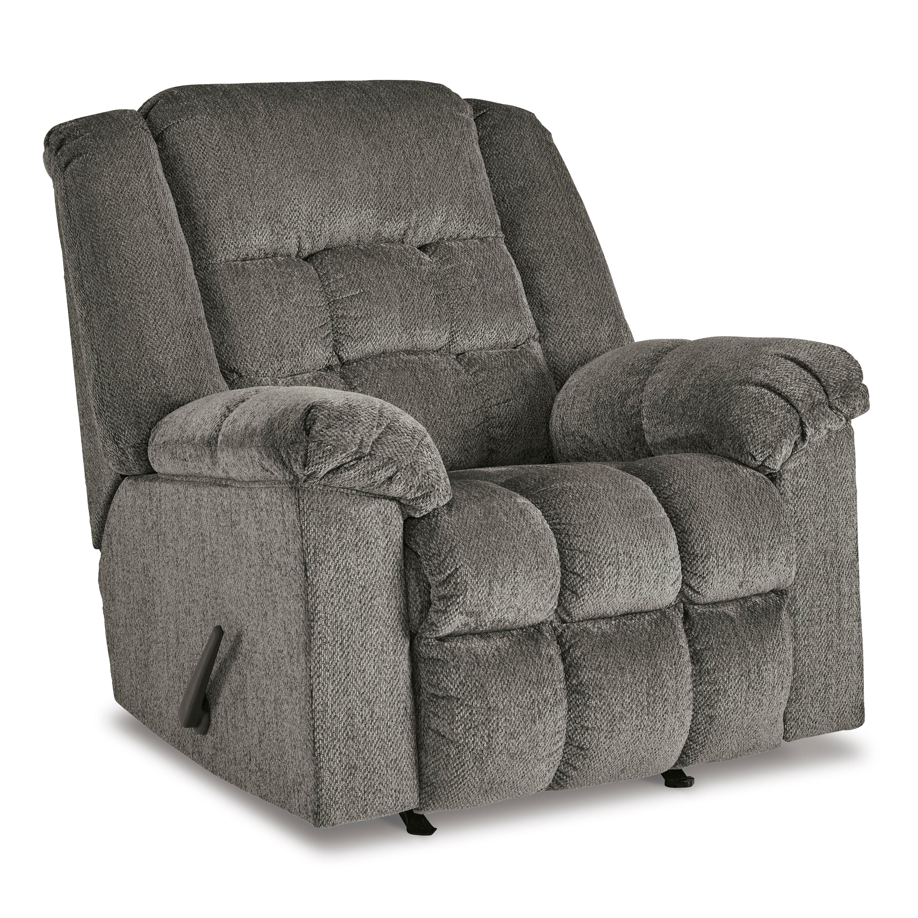  Manufacturer Color_Putty --  Signature Design by Ashley Kegler Rocker Fabric Recliner IMAGE 1