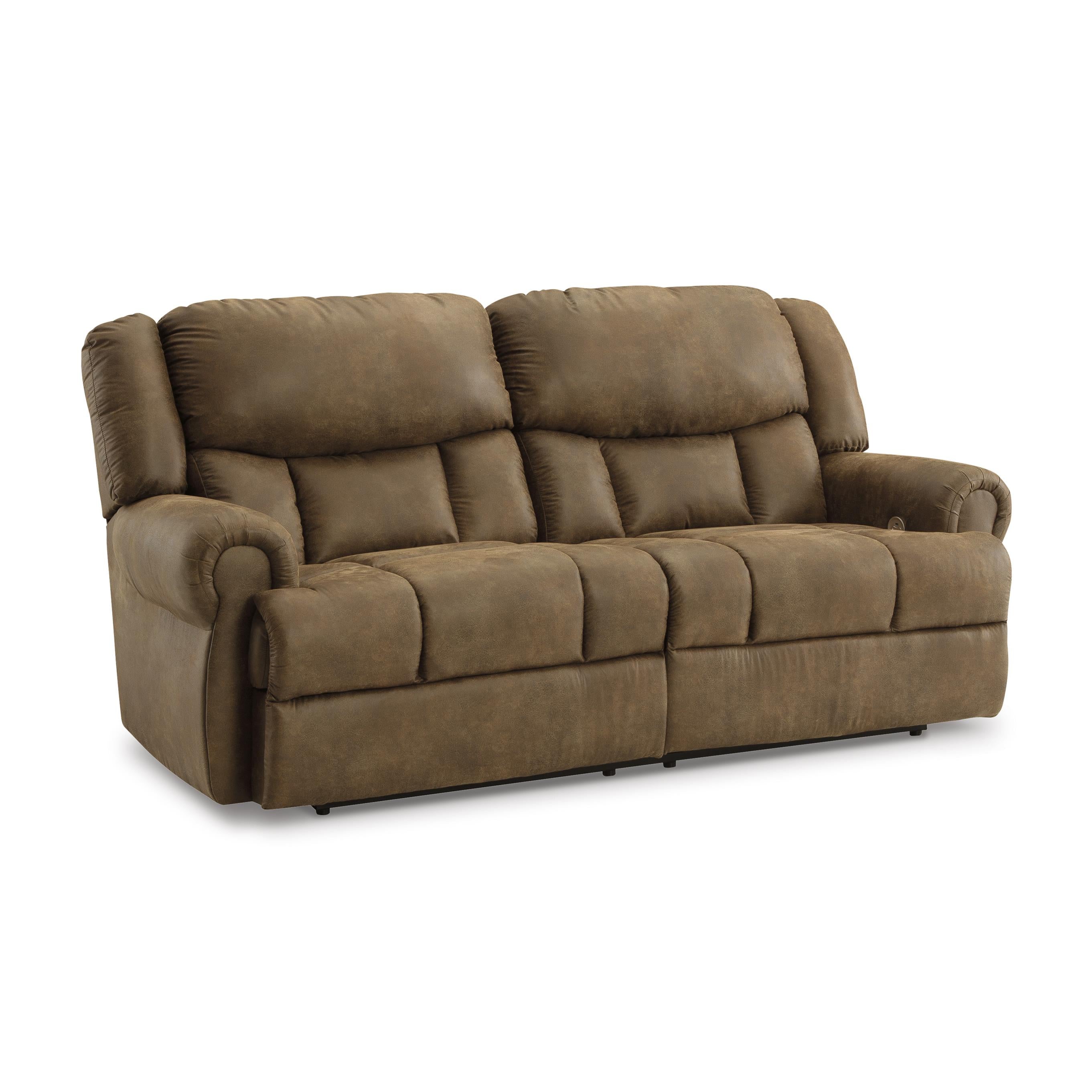  Motion Type_Power Recline --  Signature Design by Ashley Boothbay Reclining Leather Look Sofa IMAGE 1