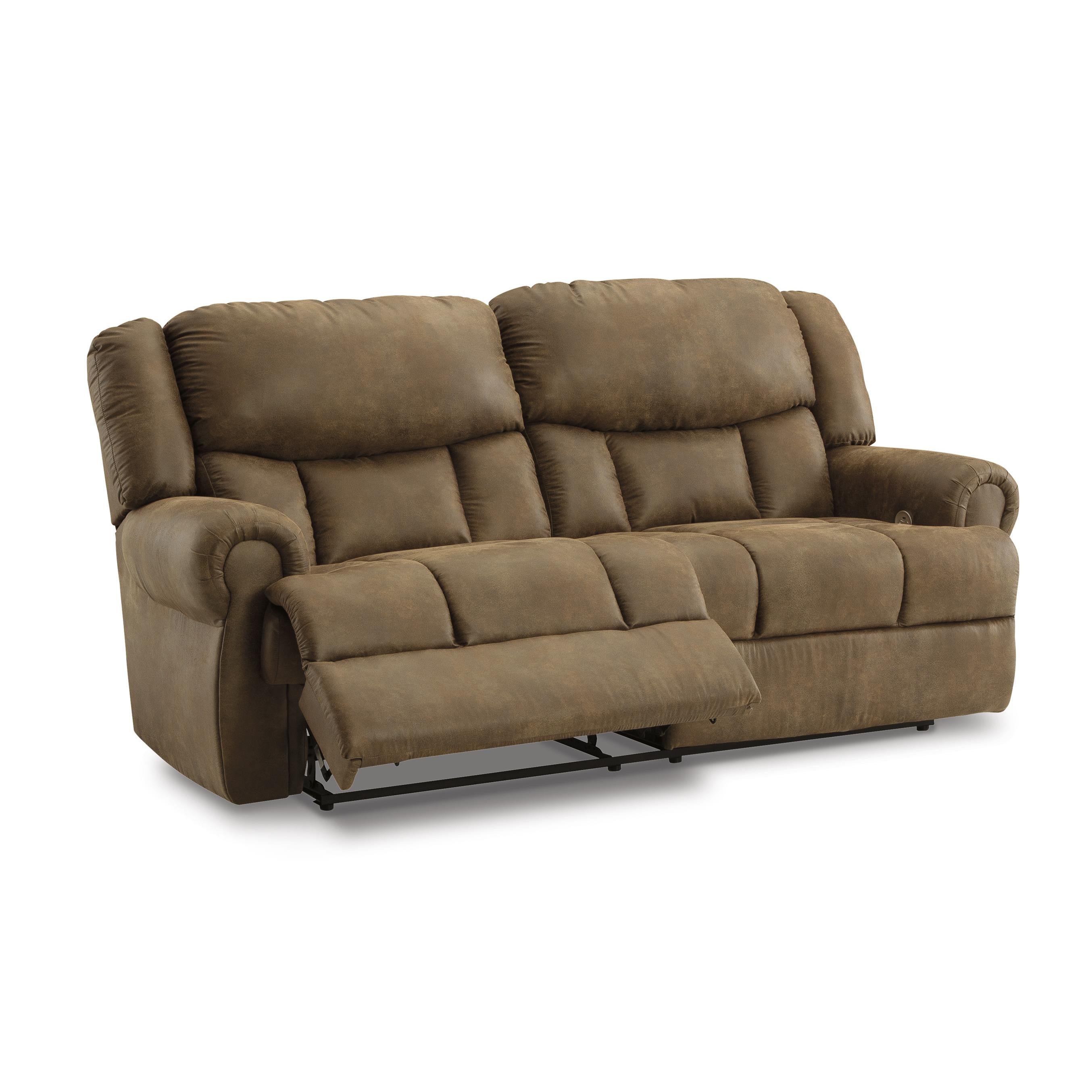  Motion Type_Power Recline --  Signature Design by Ashley Boothbay Reclining Leather Look Sofa IMAGE 2