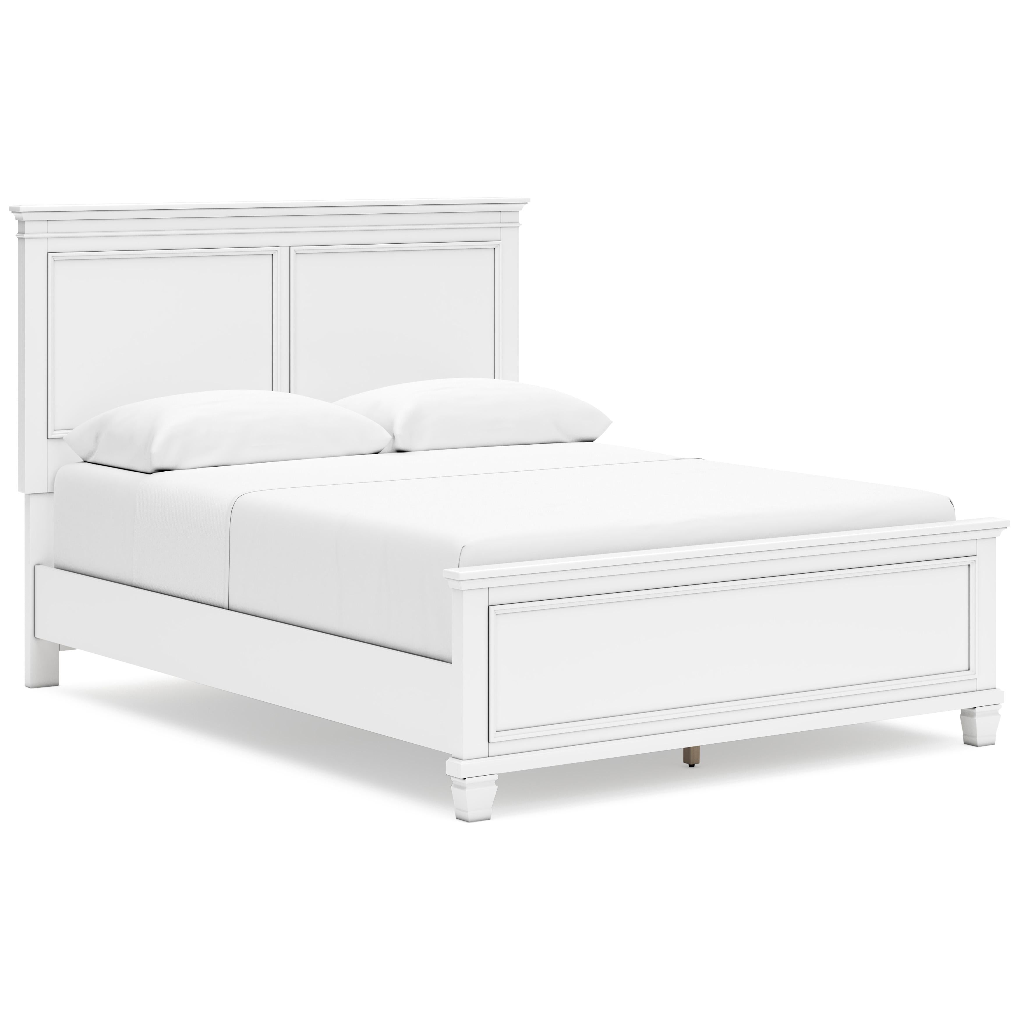  Size_Queen --  Fortman B680B2 Queen Panel Bed IMAGE 1