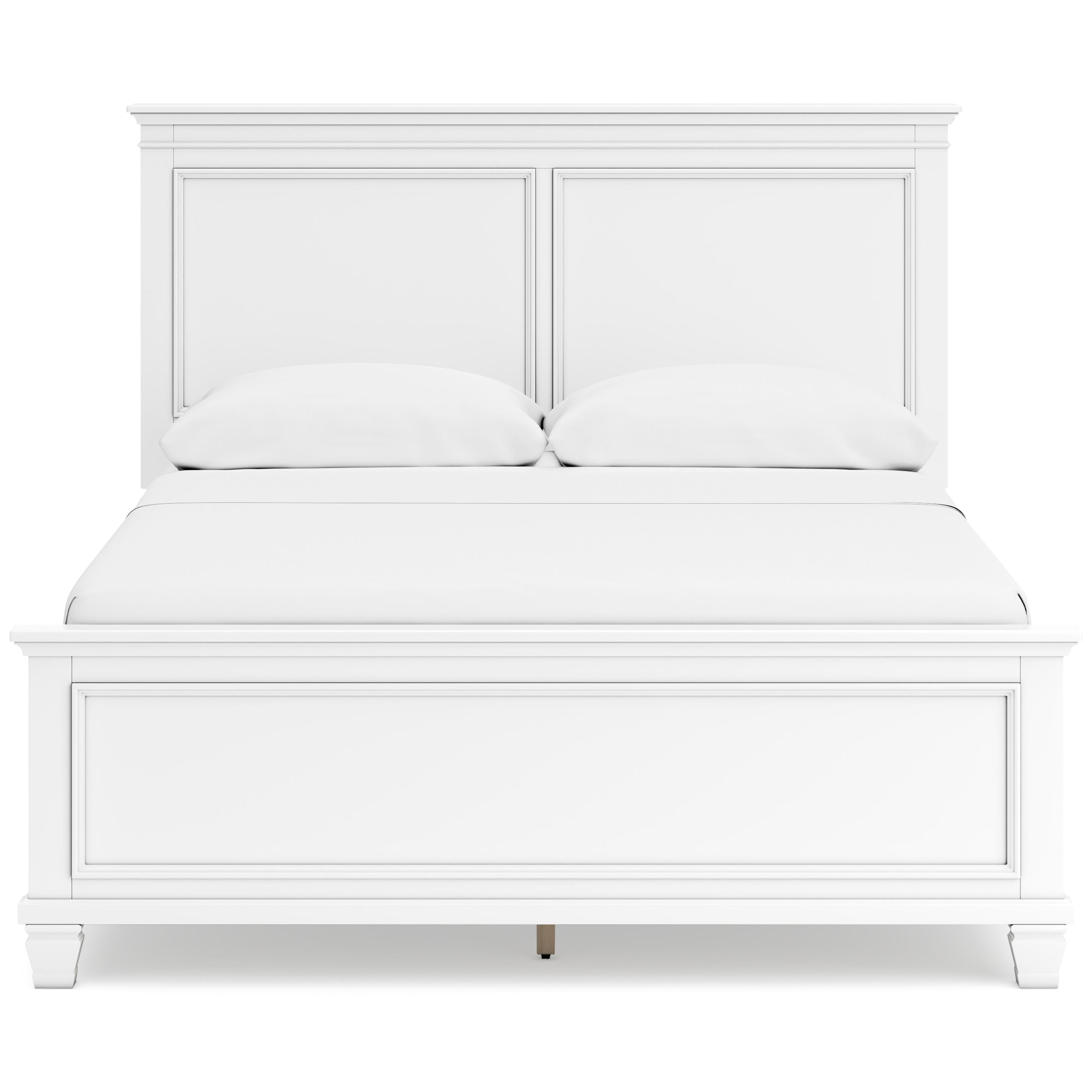  Size_Queen --  Fortman B680B2 Queen Panel Bed IMAGE 2