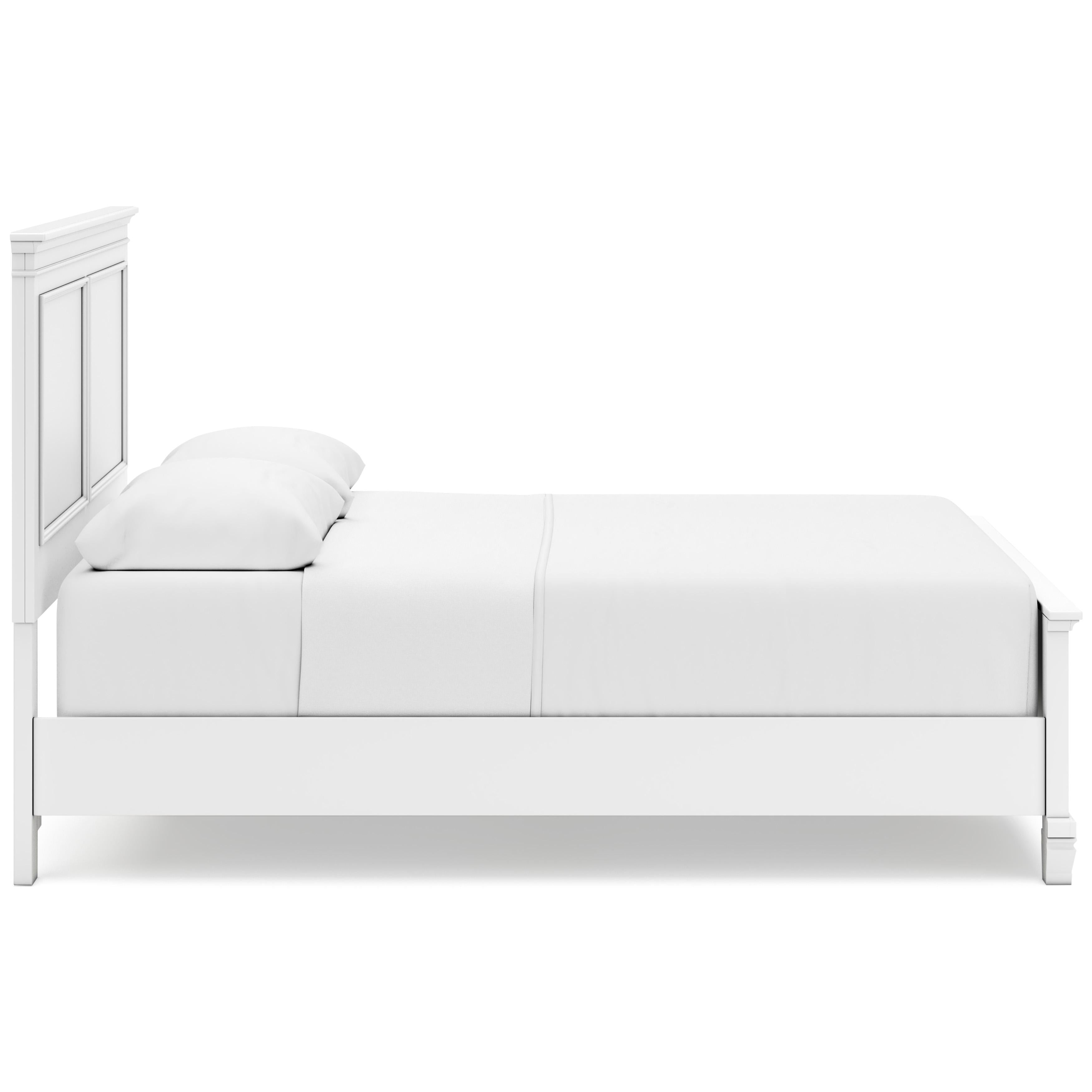  Size_Queen --  Fortman B680B2 Queen Panel Bed IMAGE 3