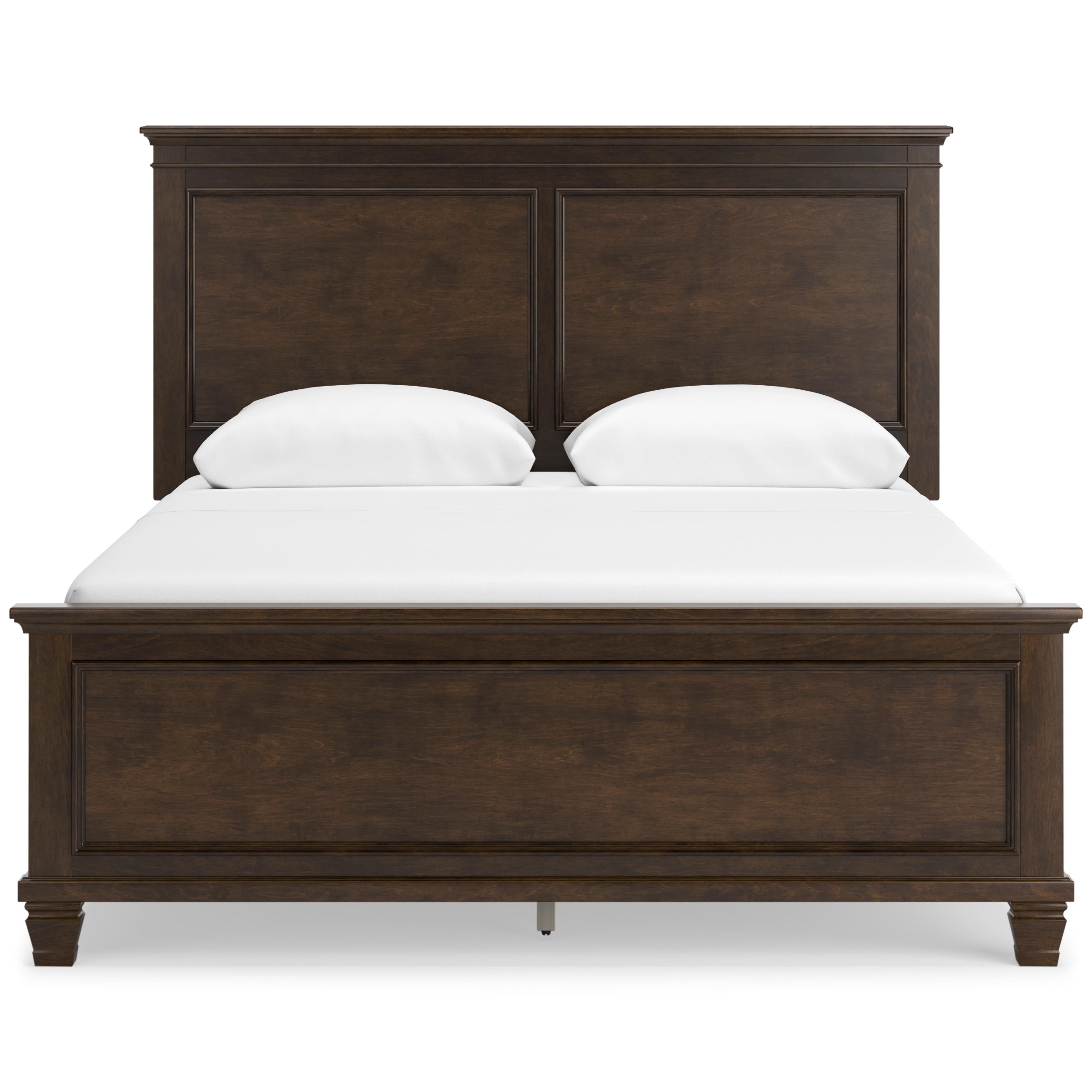 Size_Queen --  Danabrin B685B2 Queen Panel Bed IMAGE 2